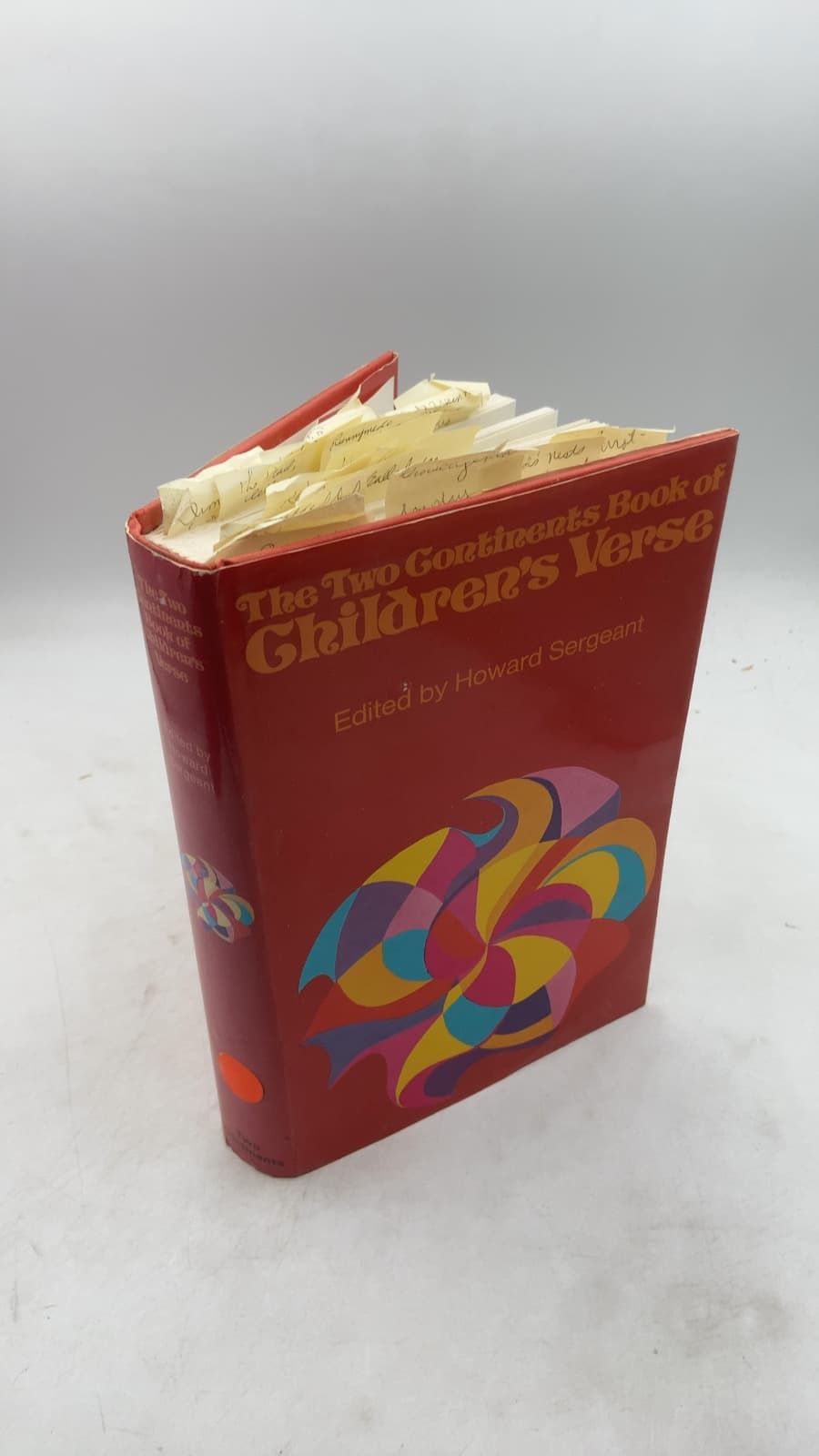 The Two Continents Book of Children's Verse by Howard Sergeant - front cover