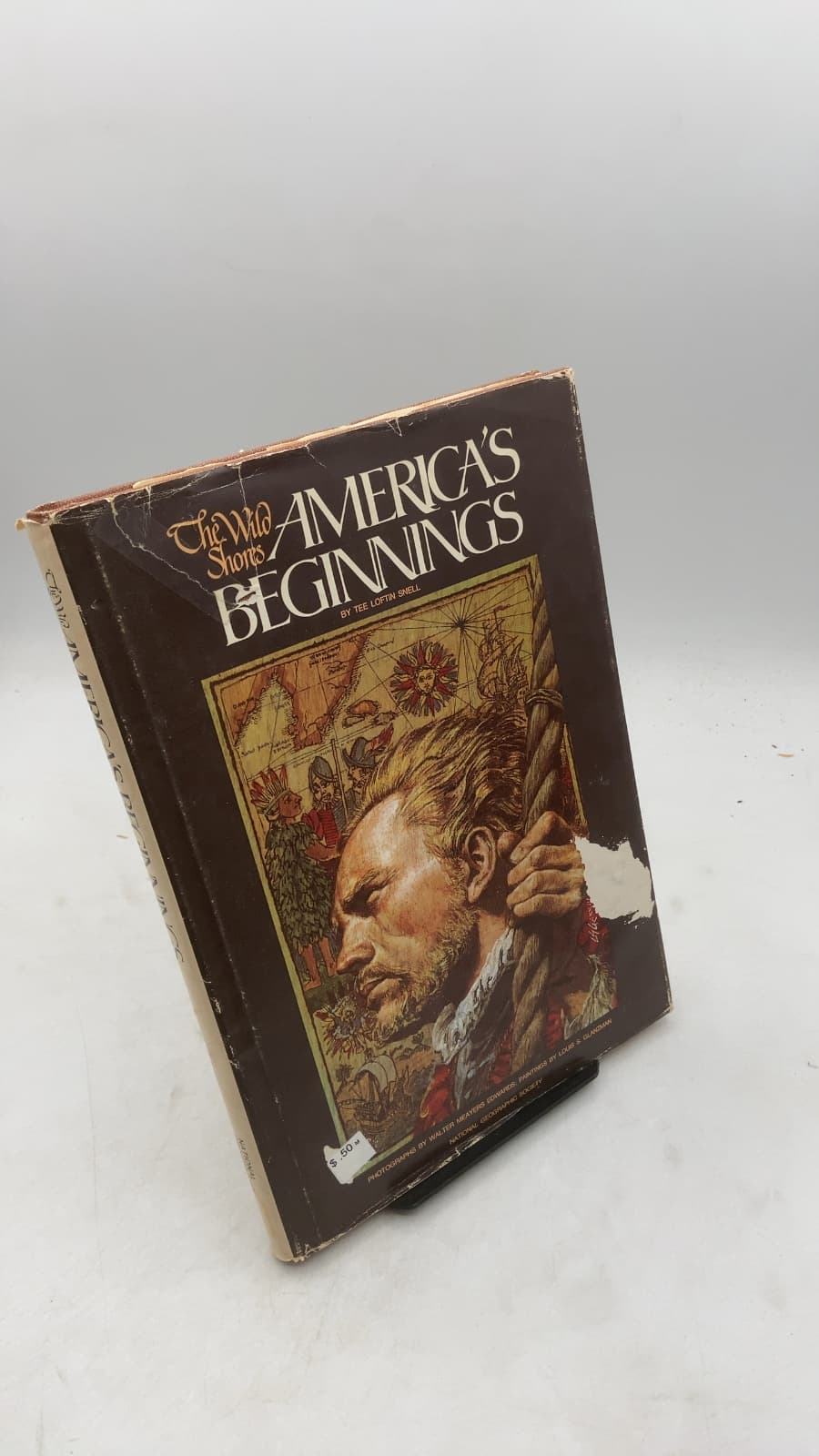 The Wild Shores: America's Beginnings by Tee Loftin Snell - front cover
