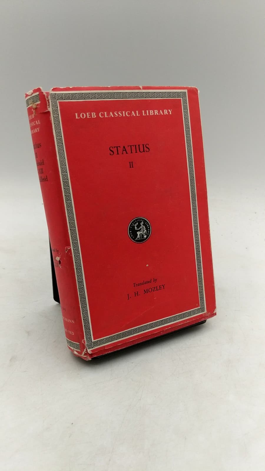Statius II: Thebaid V-XII, Achilleid by J. H. Mozley - front cover