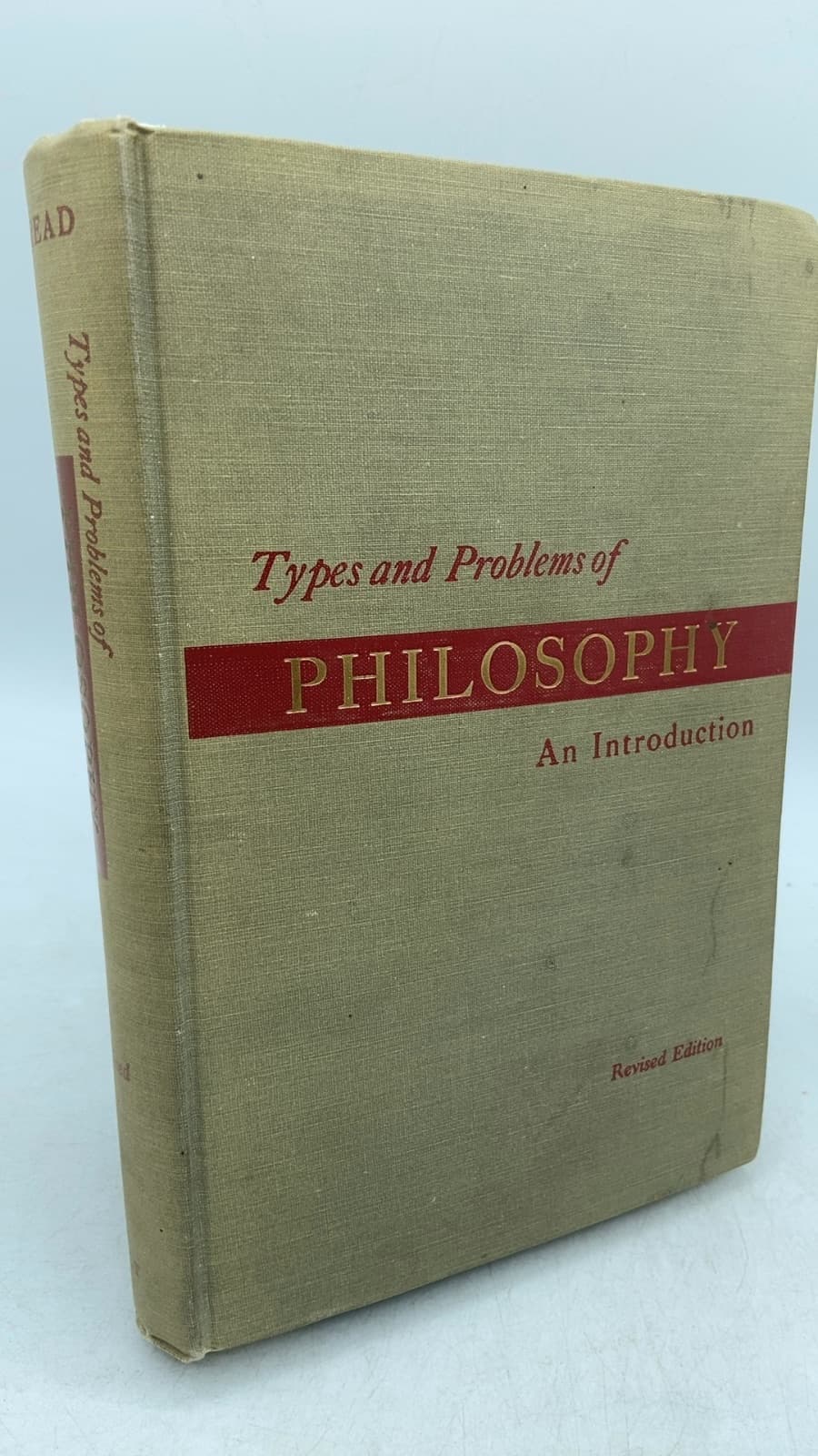 Types and Problems of Philosophy: An Introduction by Hunter Mead - front cover