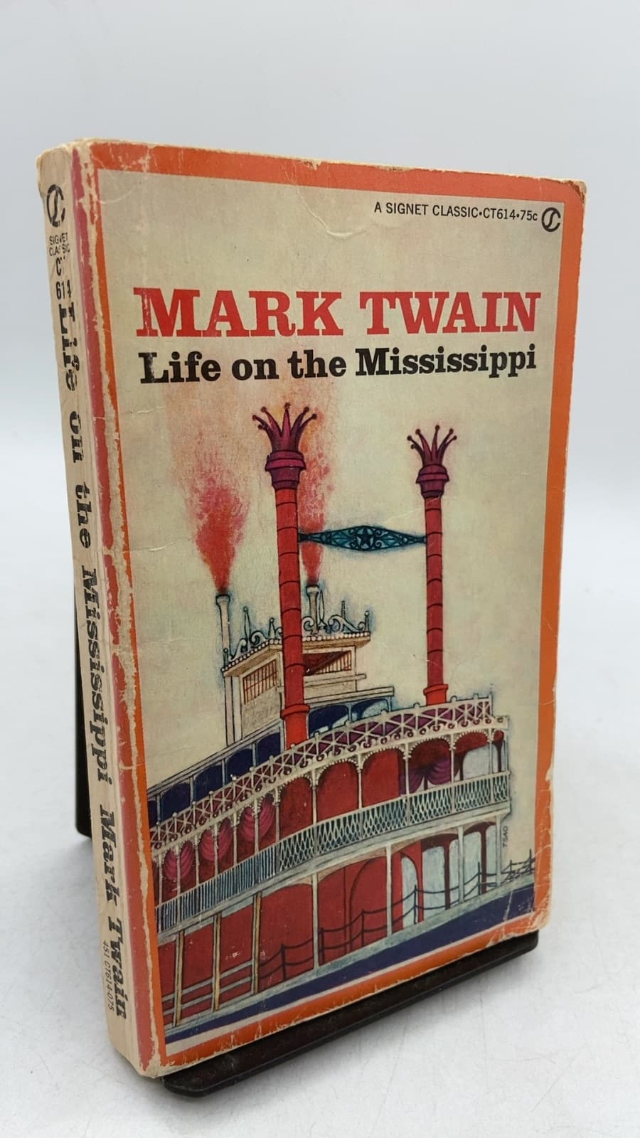 Life on the Mississippi by Mark Twain - front cover