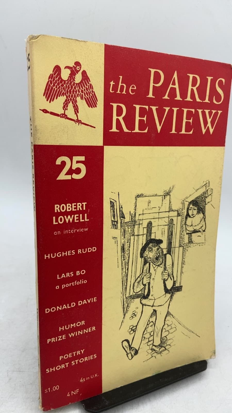 The Paris Review, No. 25 by Robert Lowell, Hughes Rudd, Lars Bo, Donald Davie, et al. - front cover