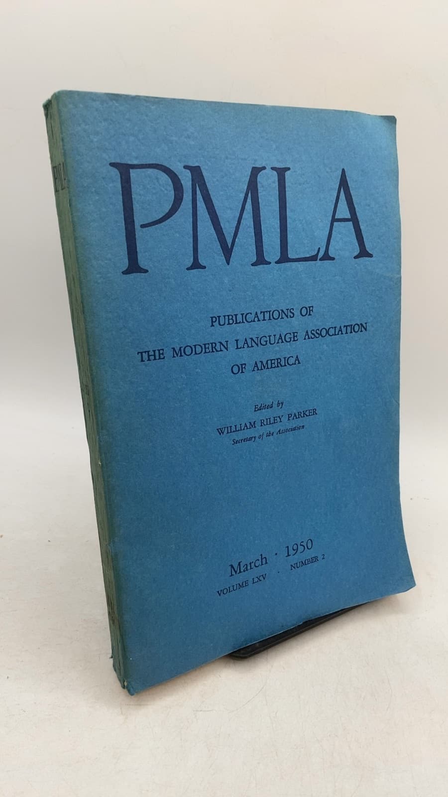PMLA: Publications of the Modern Language Association of America, Volume LXV, Number 2 by William Riley Parker (Editor) - front cover