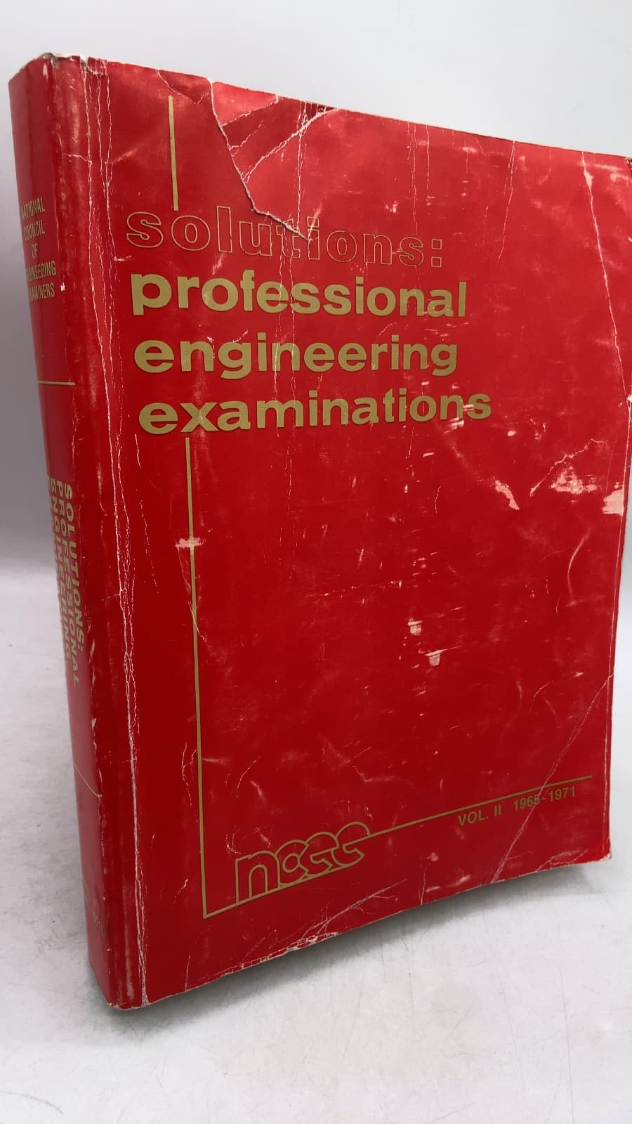 Solutions: Professional Engineering Examinations, Volume II (1965-1971) by National Council of Engineering Examiners - front cover