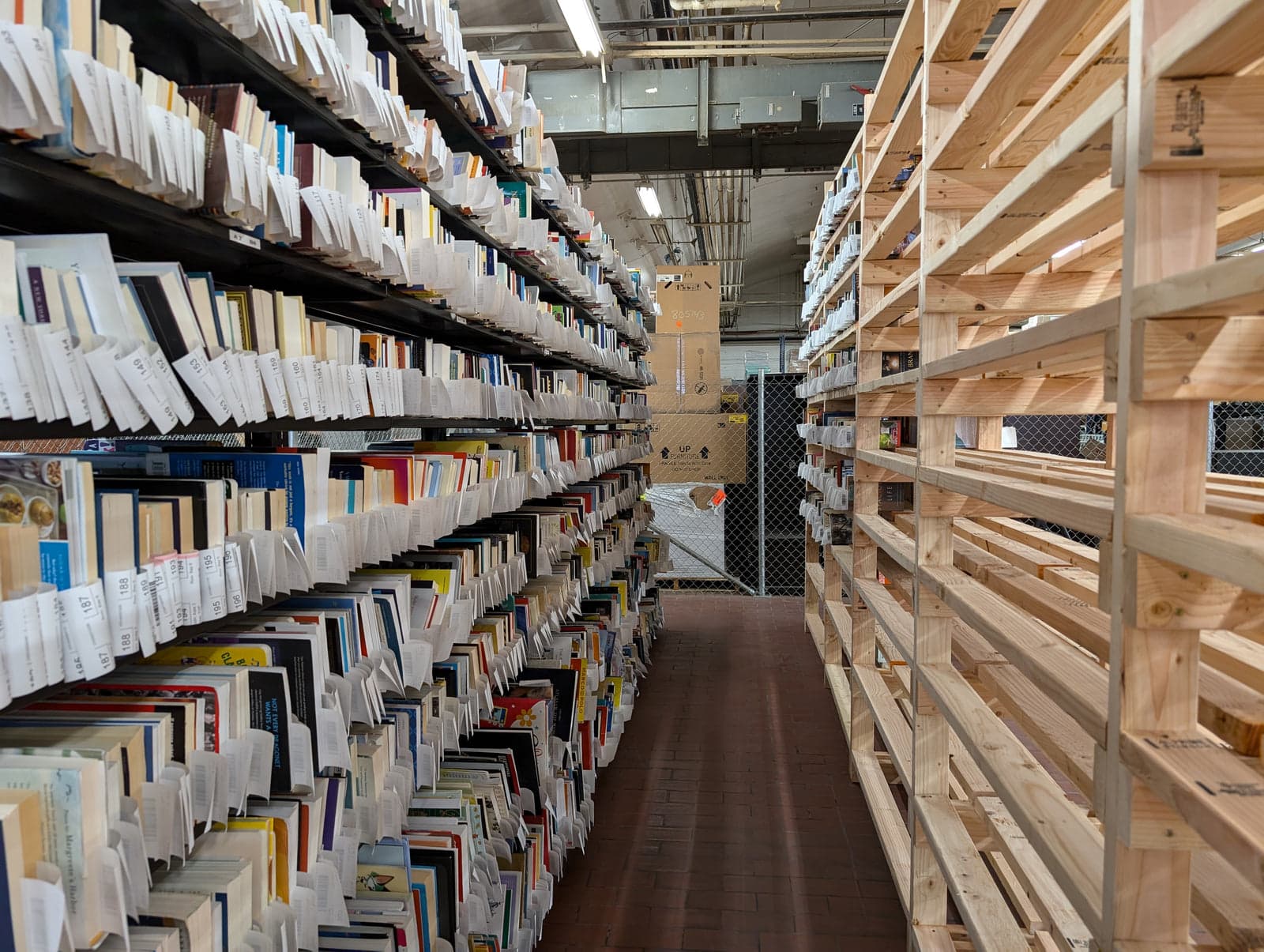 Inside the Aspen Book Co. processing center