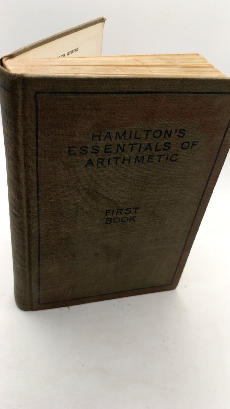 Hamilton's Essentials of Arithmetic First Book by Samuel Hamilton, Ph.D., LL.D. - front cover