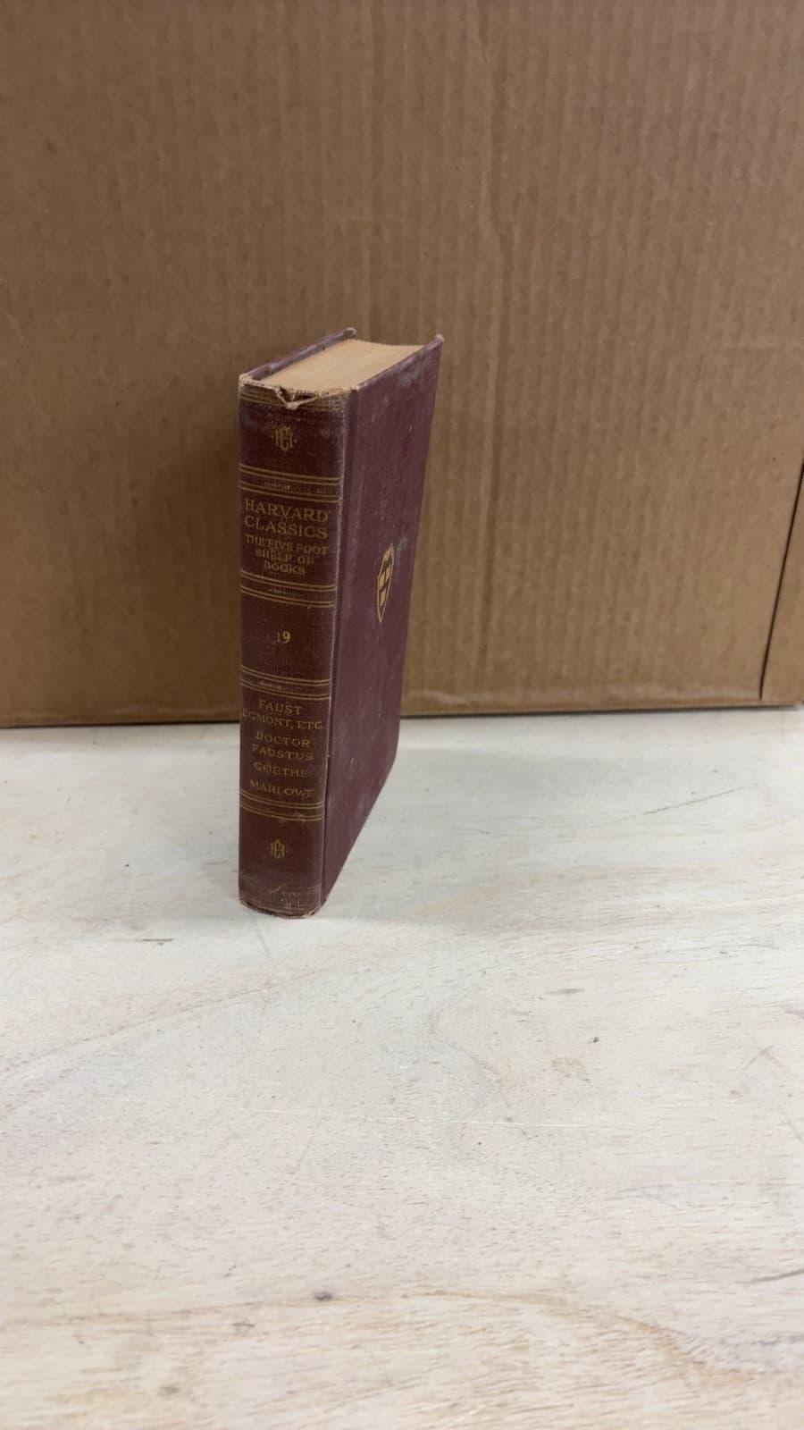 Faust, Egmont, Etc. Doctor Faustus vol.19 by Johann Wolfgang von Goethe, Christopher Marlowe - front cover