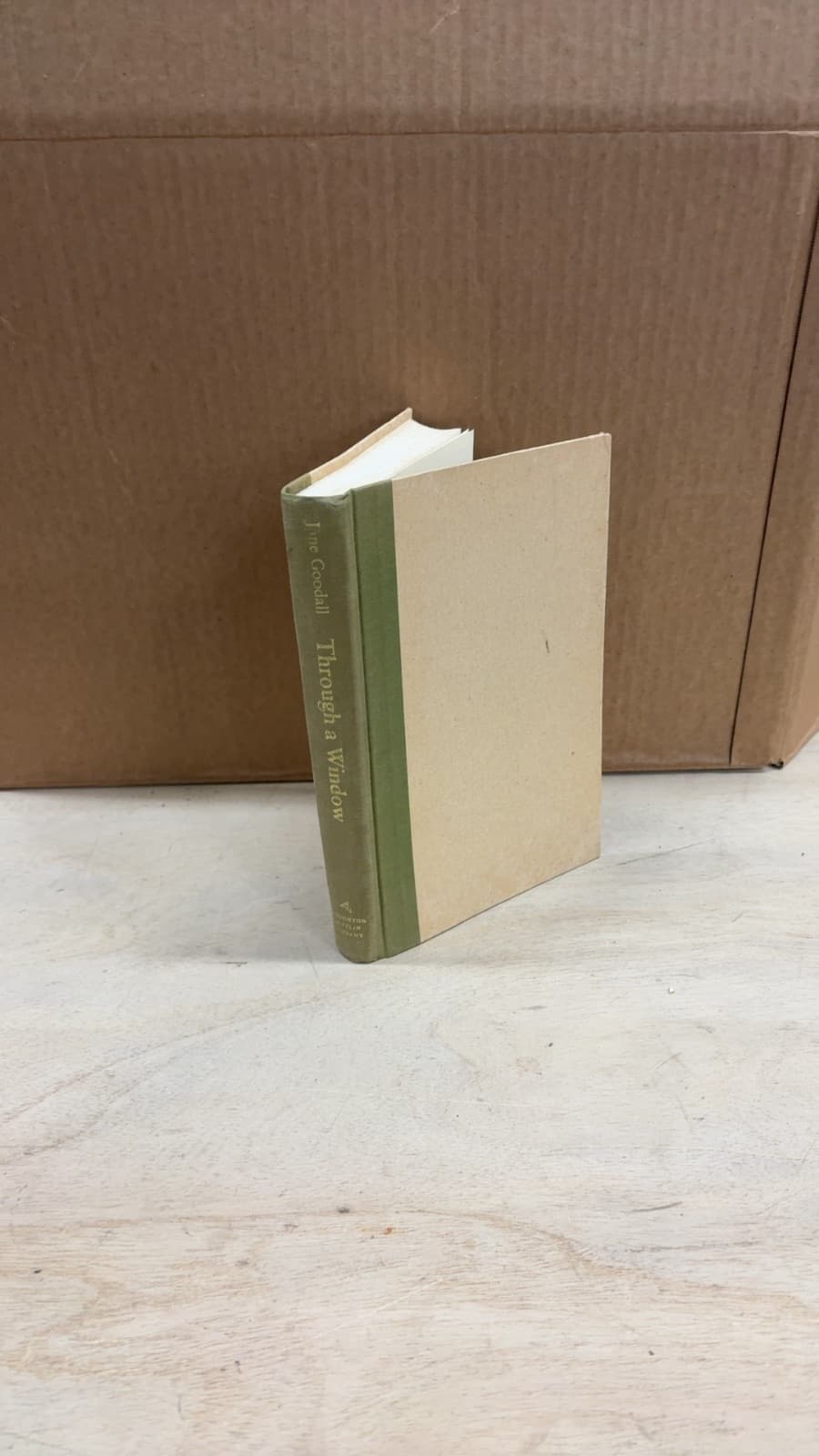 Through a Window by Jane Goodall - front cover