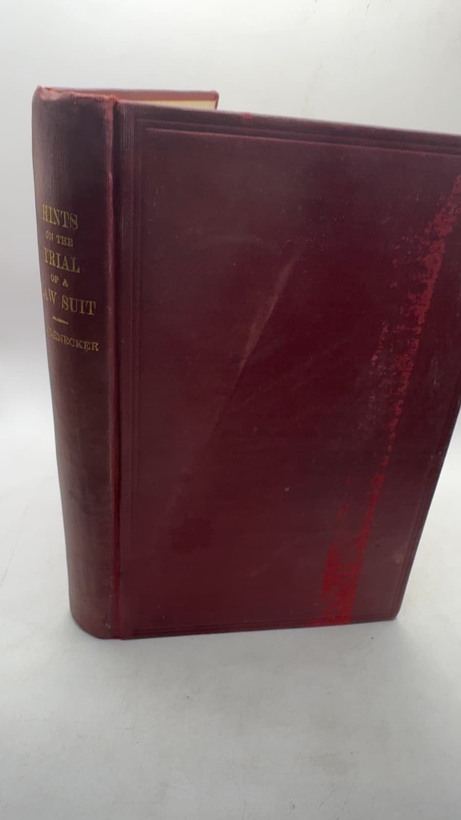 Some Hints on the Trial of a Lawsuit by Rolla R. Longenecker - front cover
