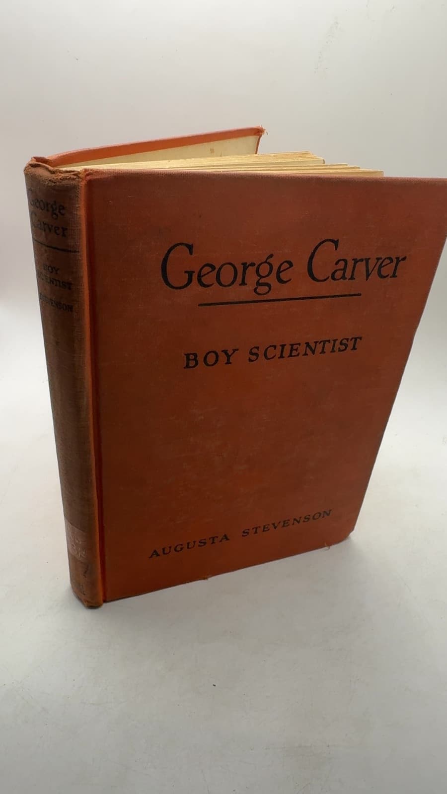 George Carver Boy Scientist by Augusta Stevenson - front cover