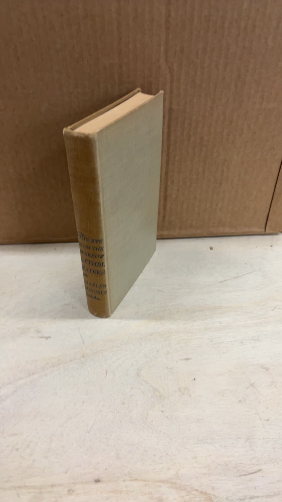His Eye is on the Sparrow by Ethel Waters and Charles Samuels - front cover
