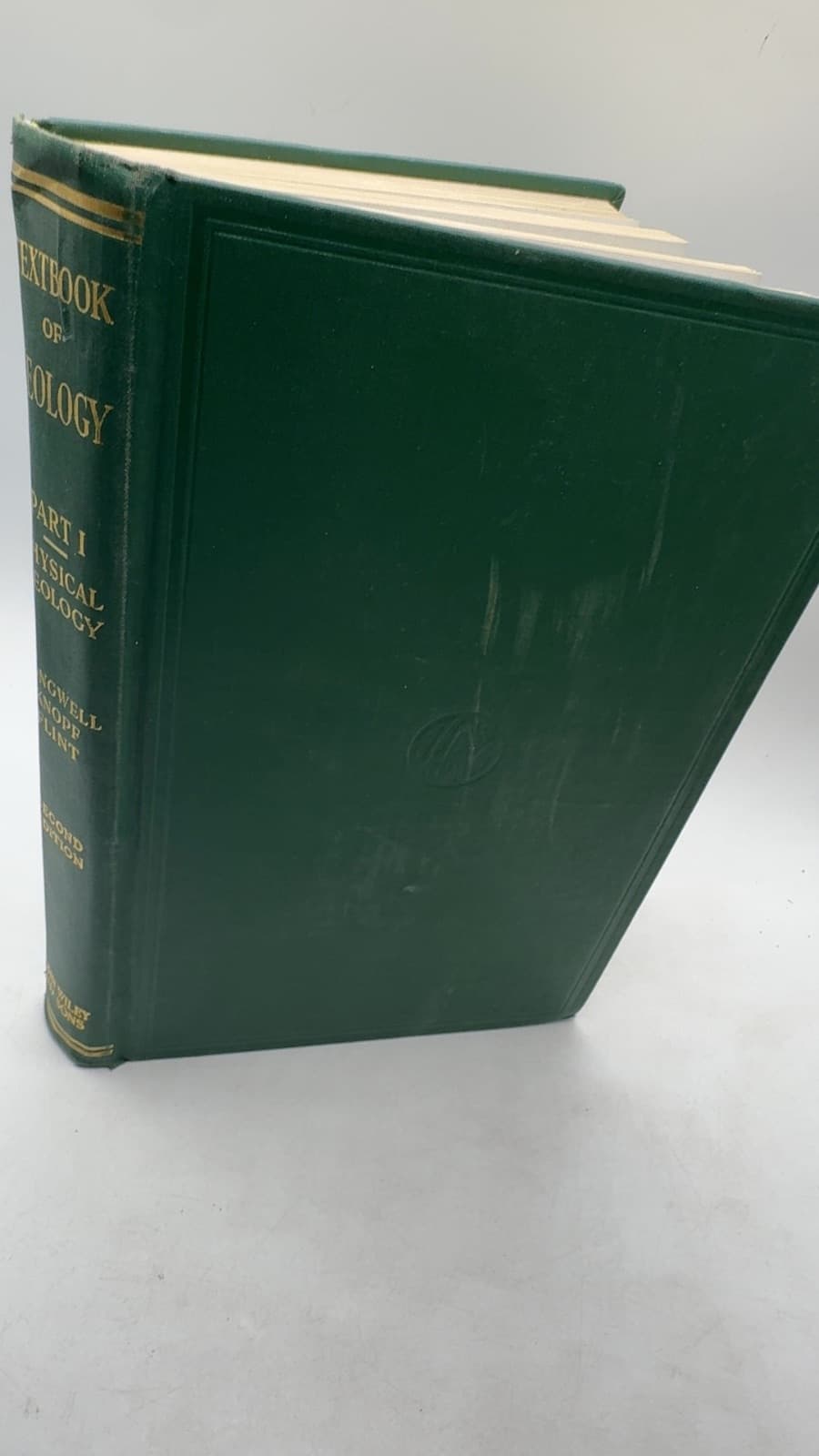 A Textbook of Geology Part I - Physical Geology by Chester R. Longwell, Adolph Knopf, Richard F. Flint - front cover