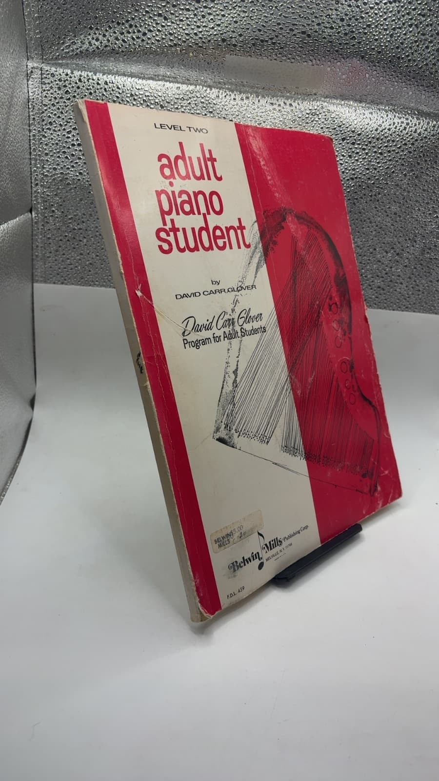 Adult Piano Student Level Two by David Carr Glover - front cover