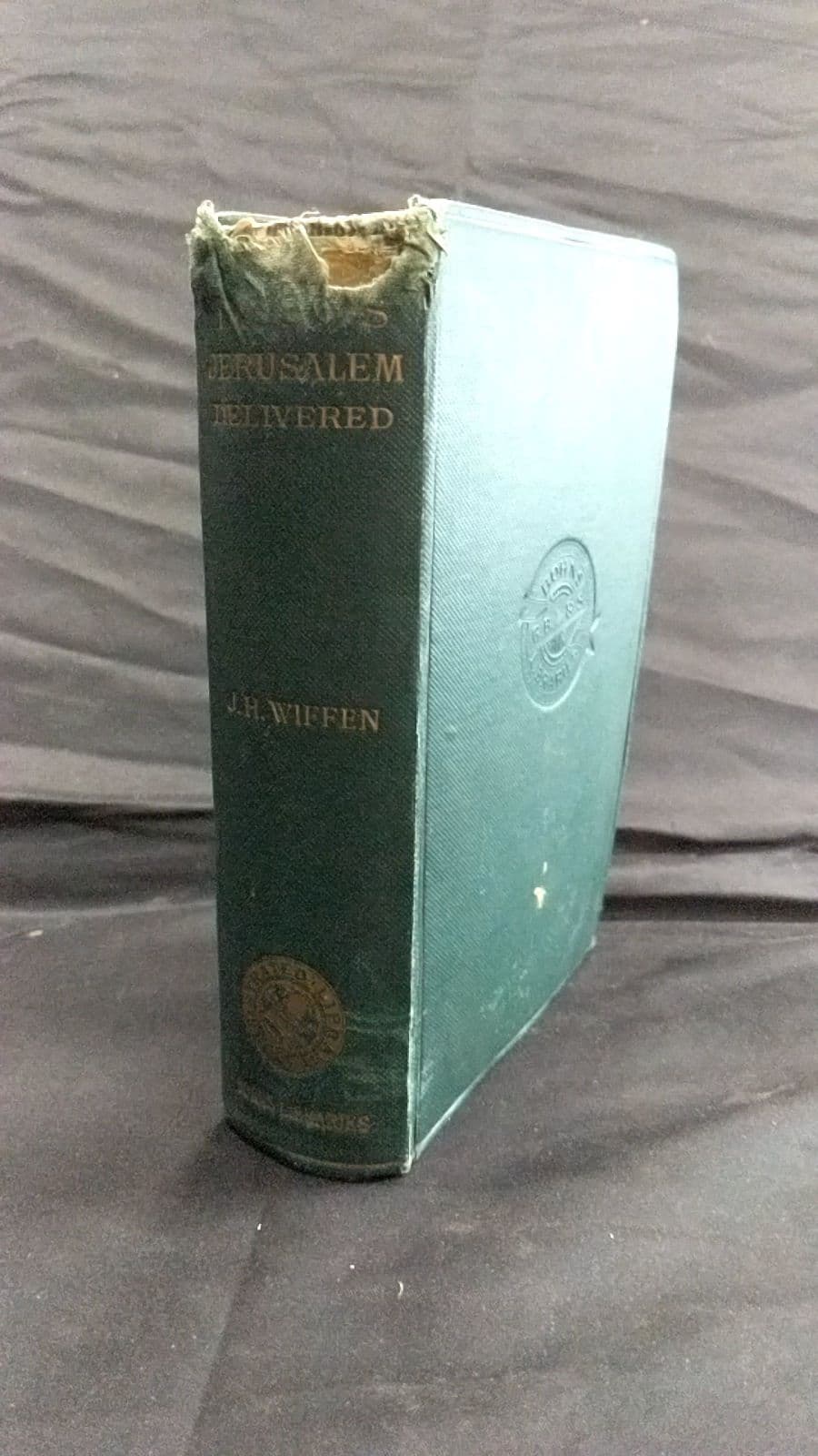 The Jerusalem Delivered of Torquato Tasso by J. H. Wiffen - front cover