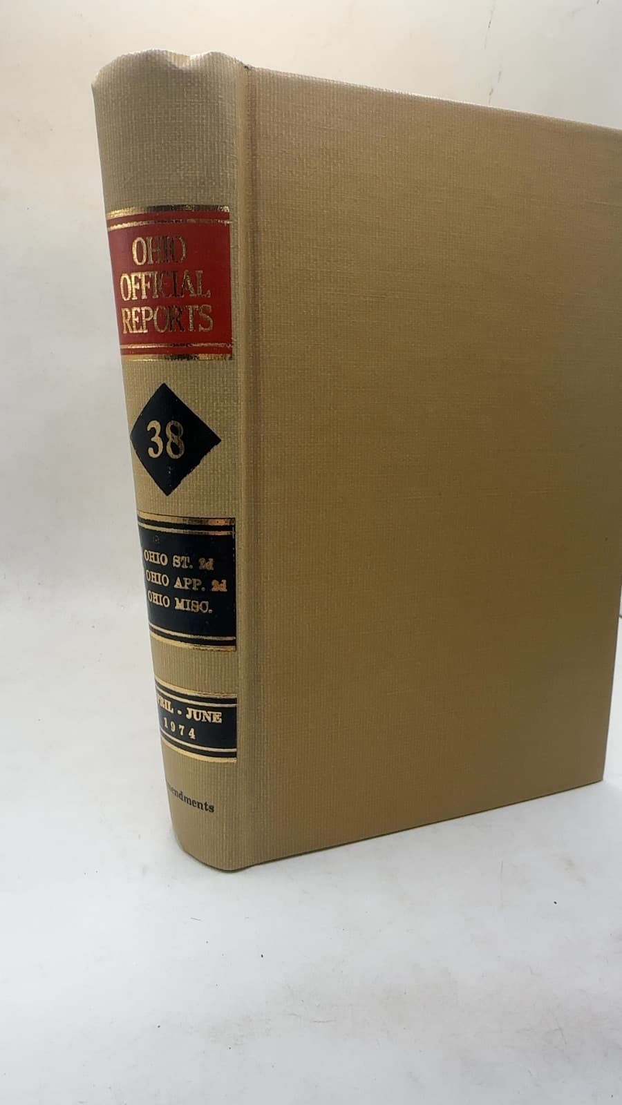 Reports of Cases Argued and Determined in the Supreme Court of Ohio by William W. Docter - front cover