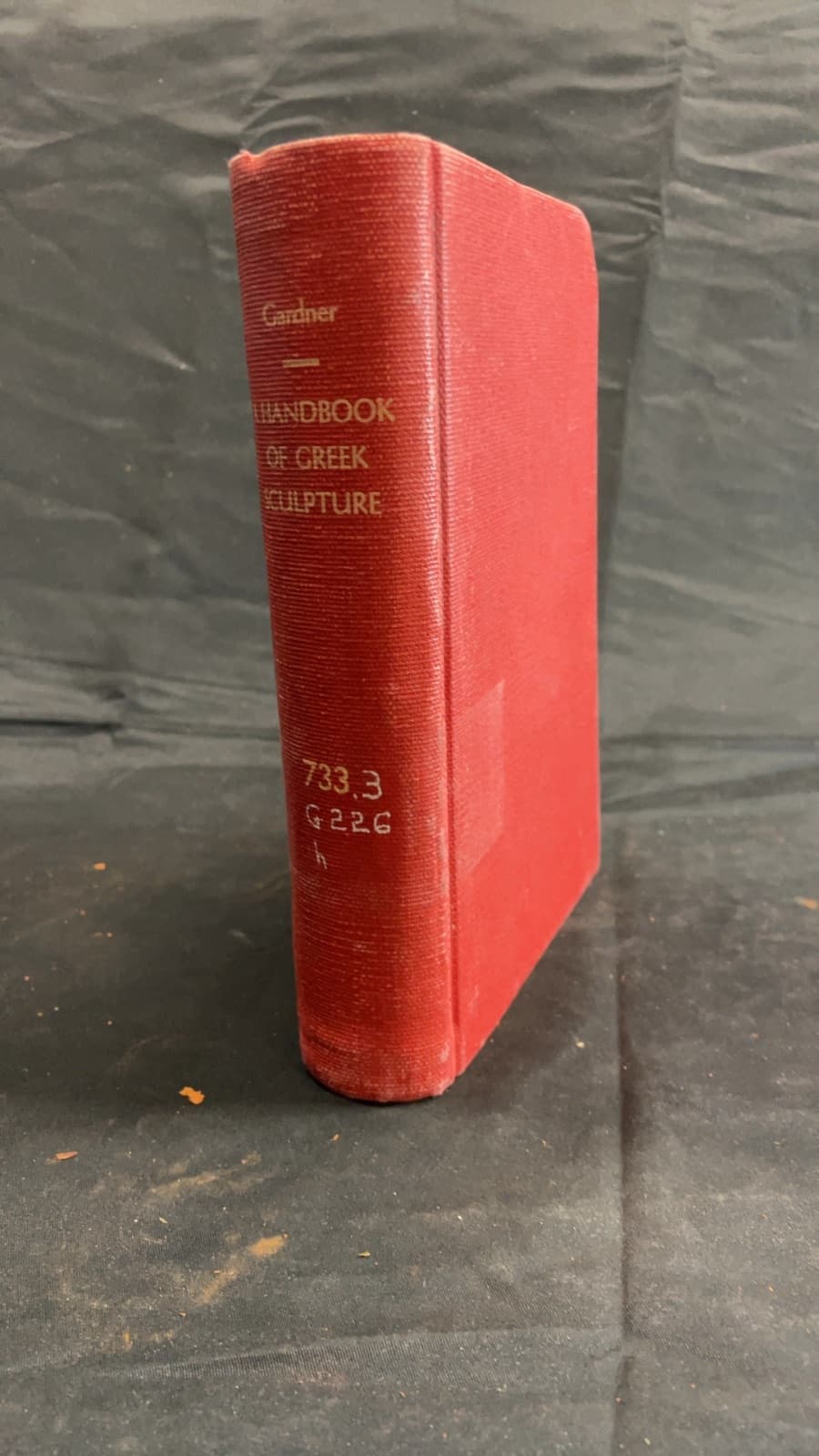 A Handbook of Greek Sculpture by Ernest Arthur Gardner - front cover