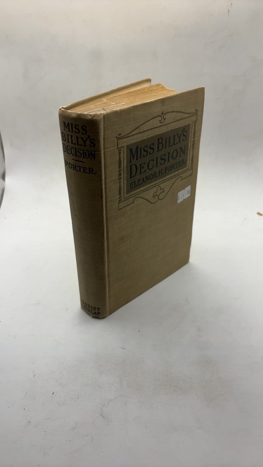 Miss Billy's Decision by Eleanor H. Porter - front cover