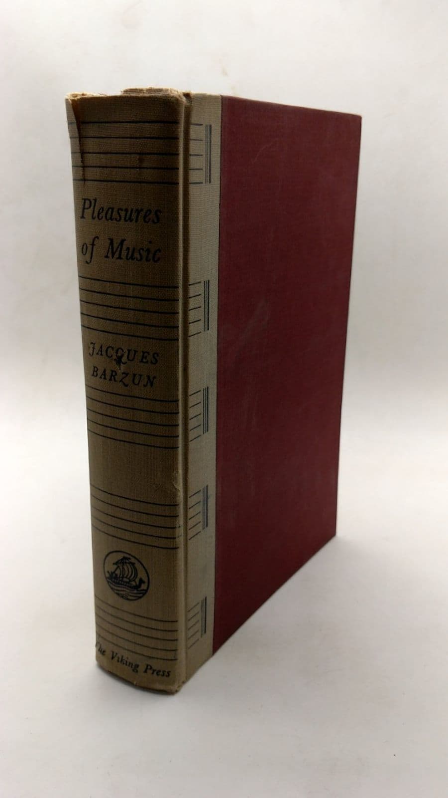 Pleasures of Music by Jacques Barzun - front cover