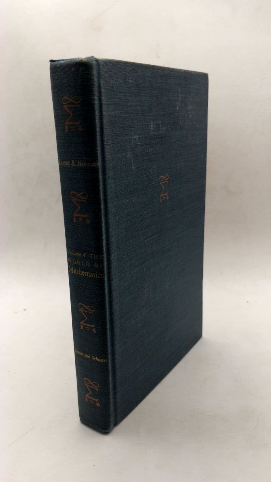The World of Mathematics by James R. Newman - front cover