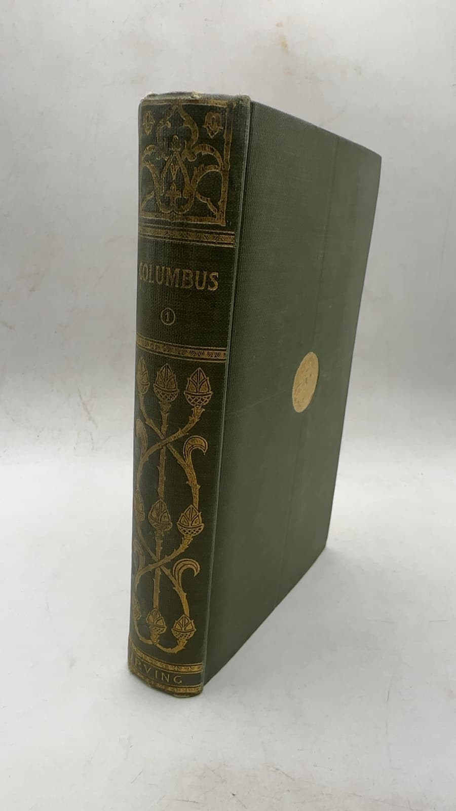 Life and Voyages of Christopher Columbus V1 by Washington Irving - front cover