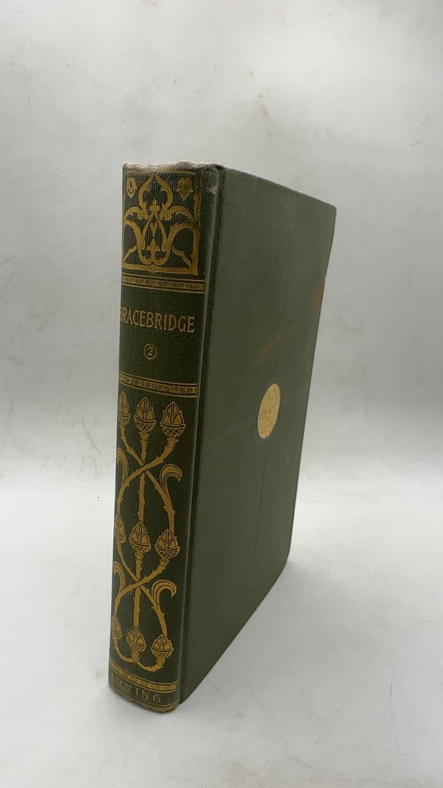 Bracebridge Hall Volume 2 by Washington Irving - front cover