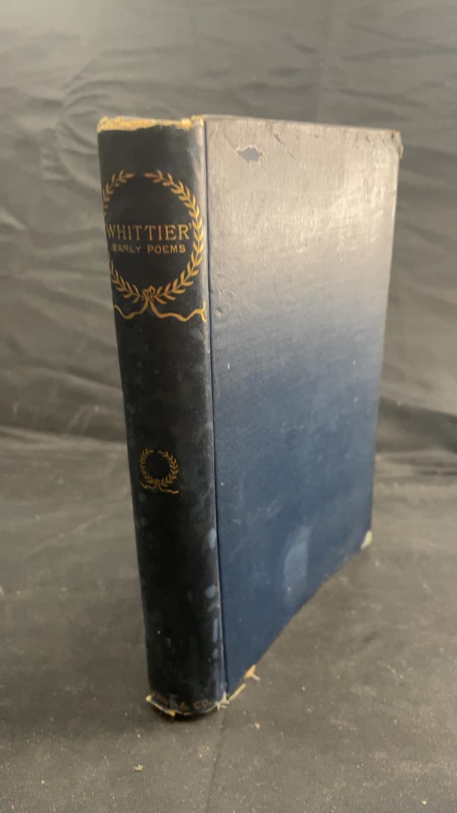 Poems by John G. Whittier - front cover