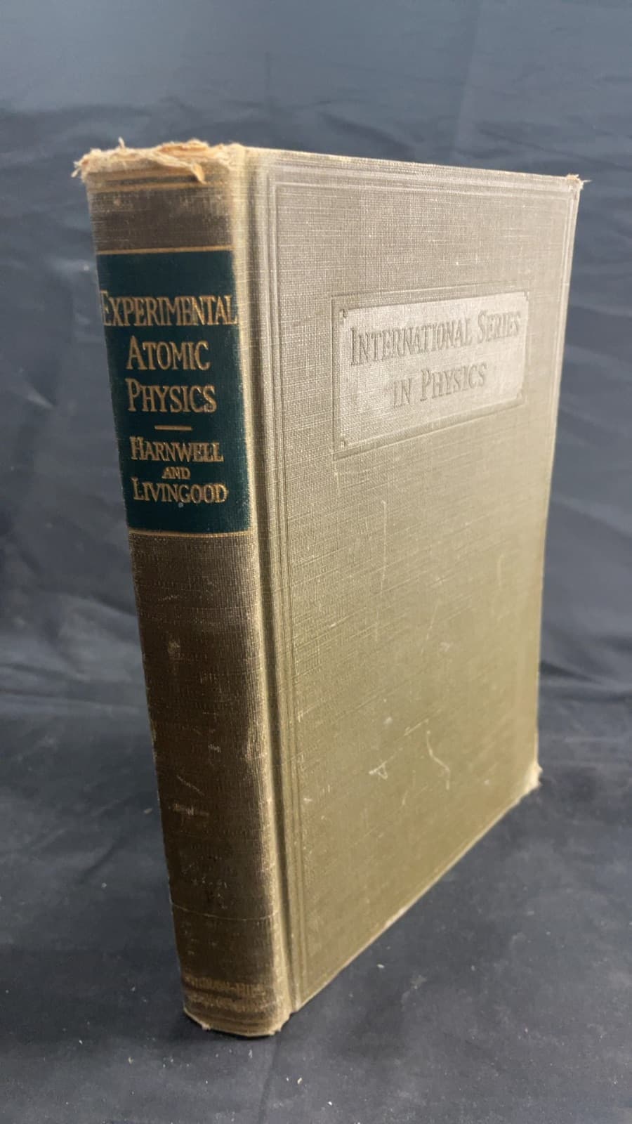 Experimental Atomic Physics by G. P. Harnwell, Ph.D. and J. J. Livingood, Ph.D. - front cover