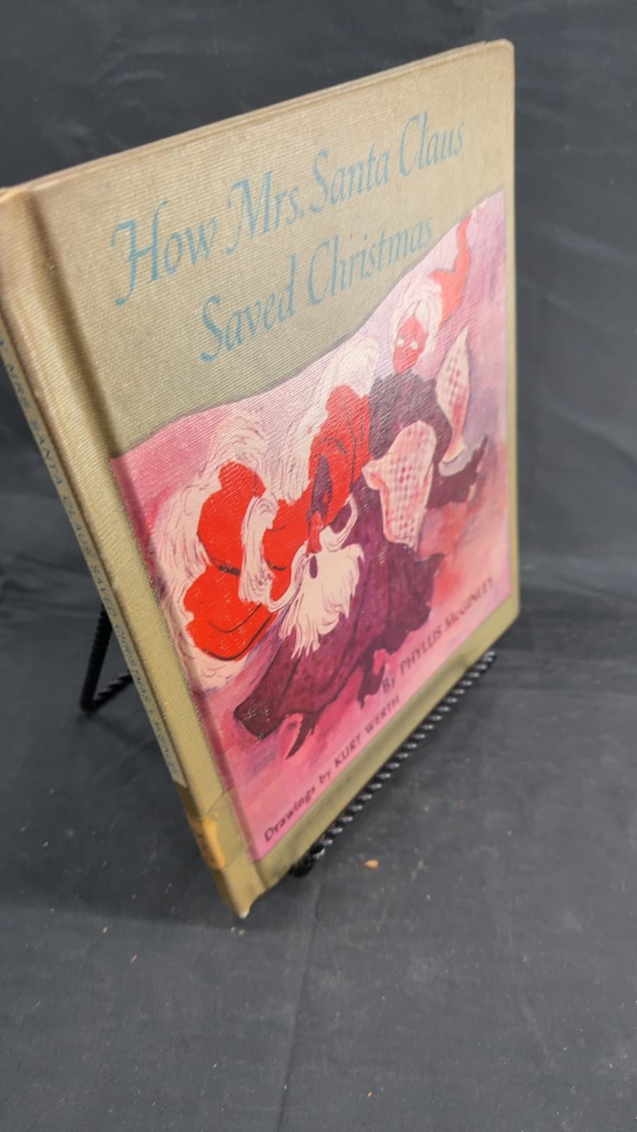 How Mrs. Santa Claus Saved Christmas by Phyllis McGinley - front cover