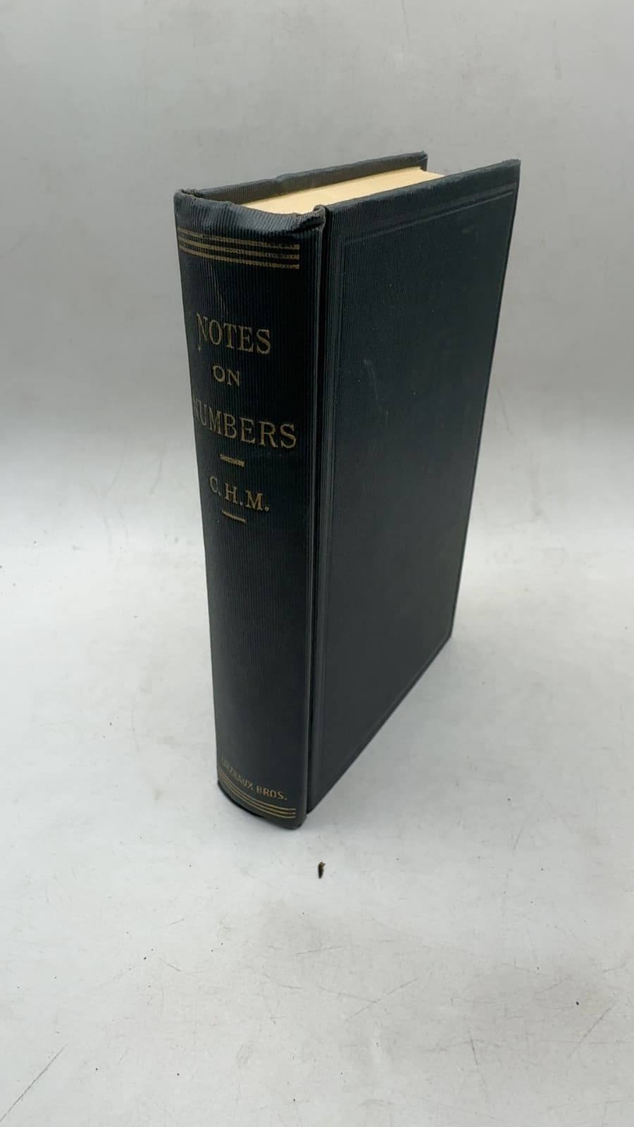 Notes on the Book of Numbers by C. H. M. - front cover