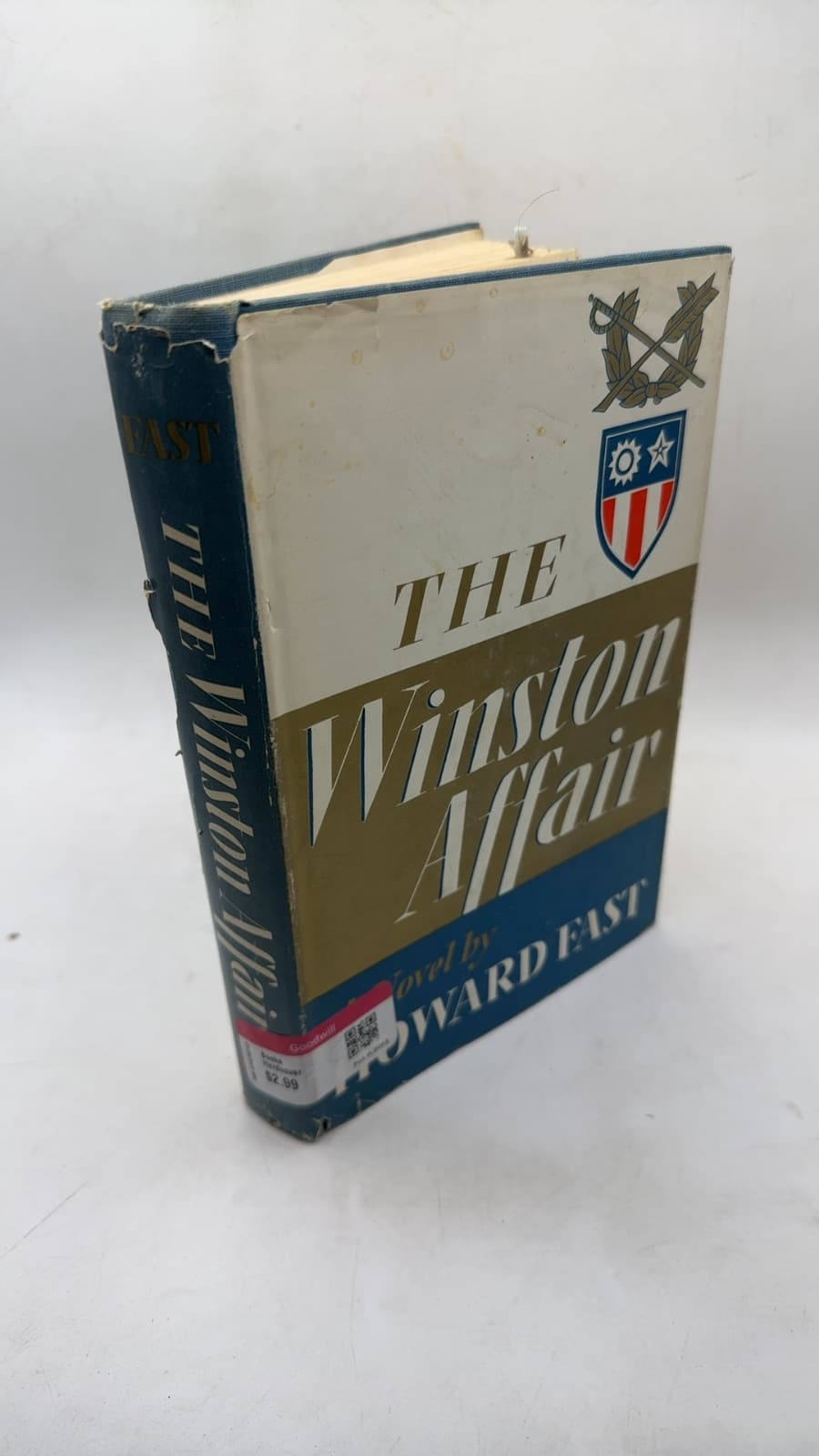 The Winston Affair by Howard Fast - front cover