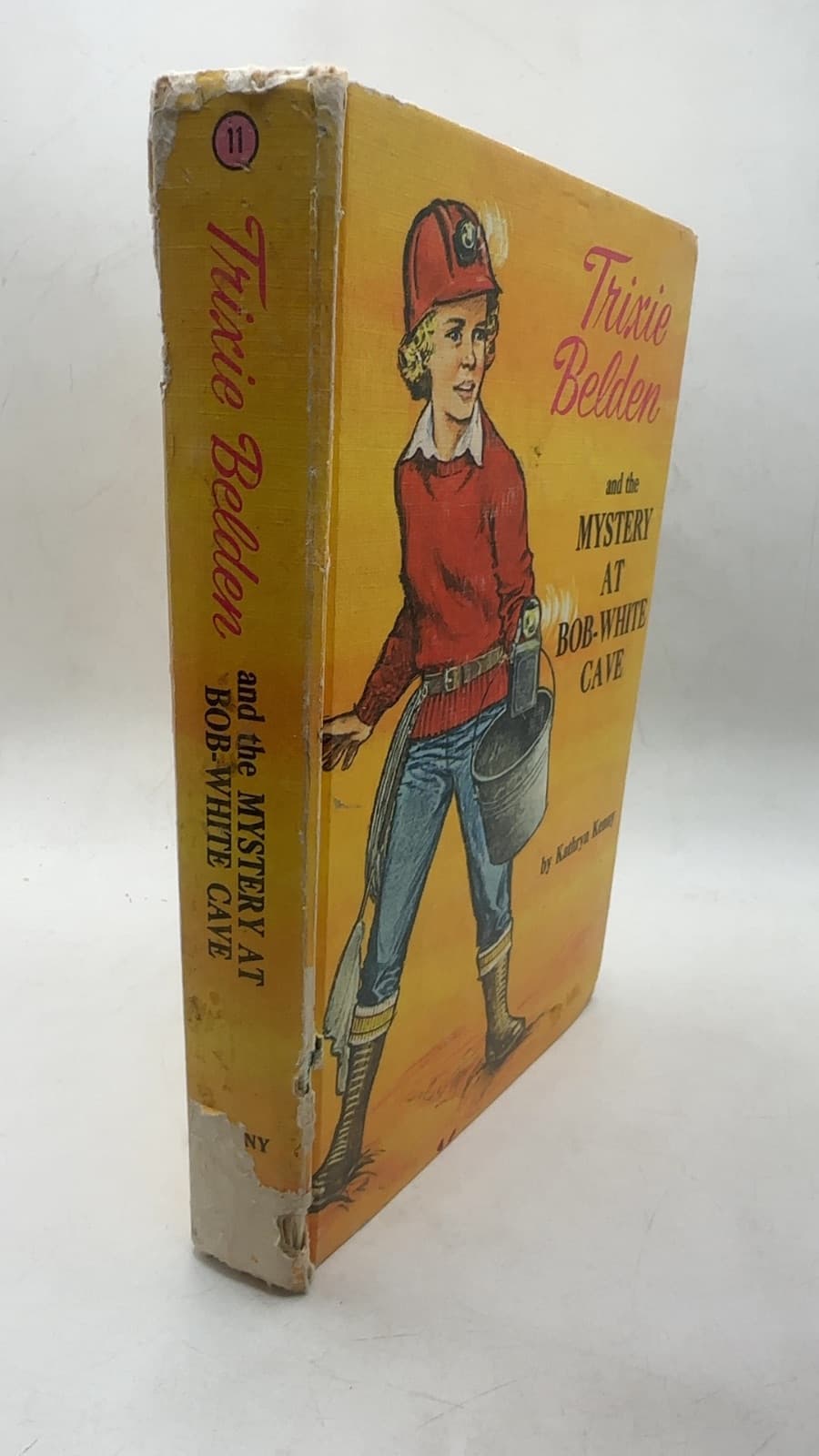 Trixie Belden and the Mystery at Bob-White Cave by Kathryn Kenny - front cover