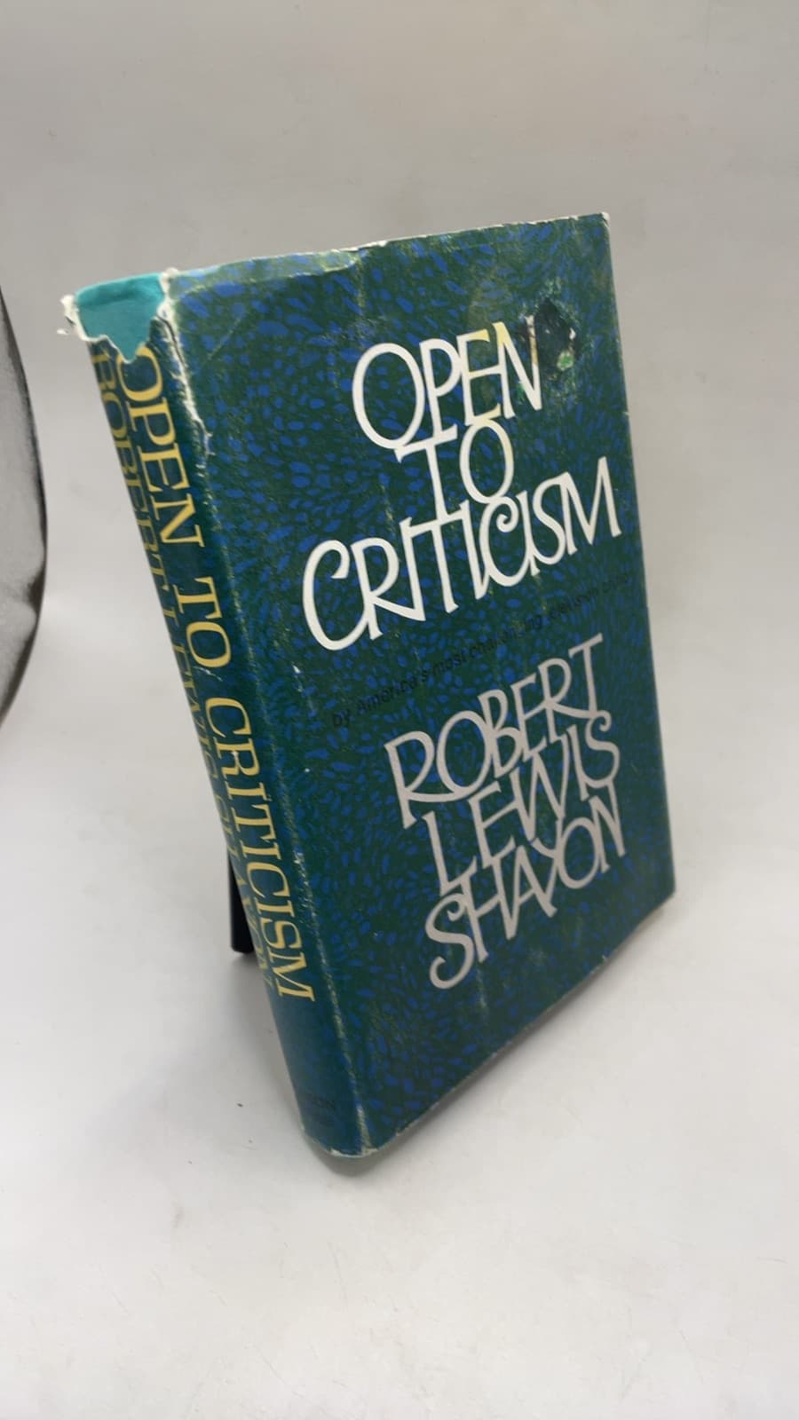 Open to Criticism by Robert Lewis Shayon - front cover