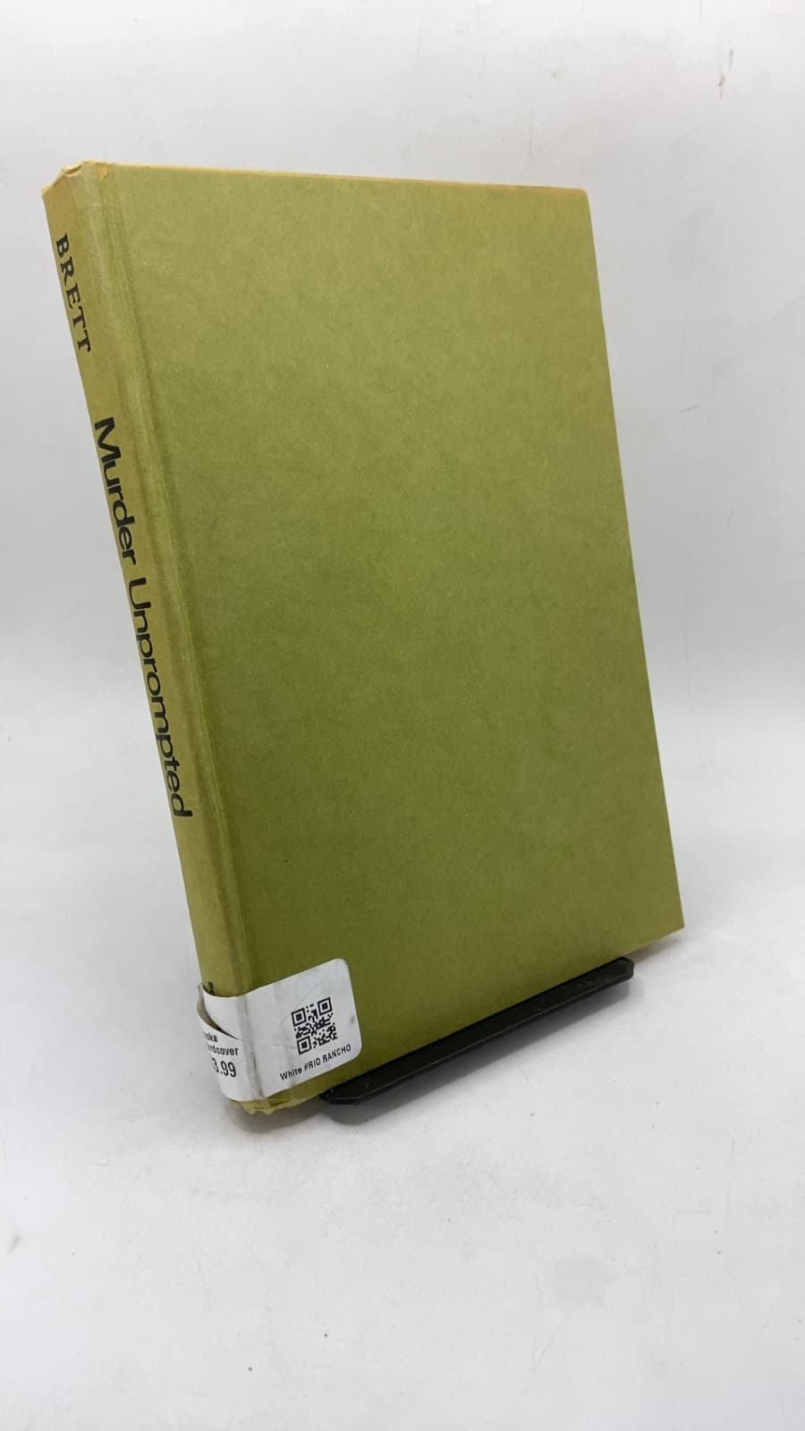 Murder Unprompted by Simon Brett - front cover