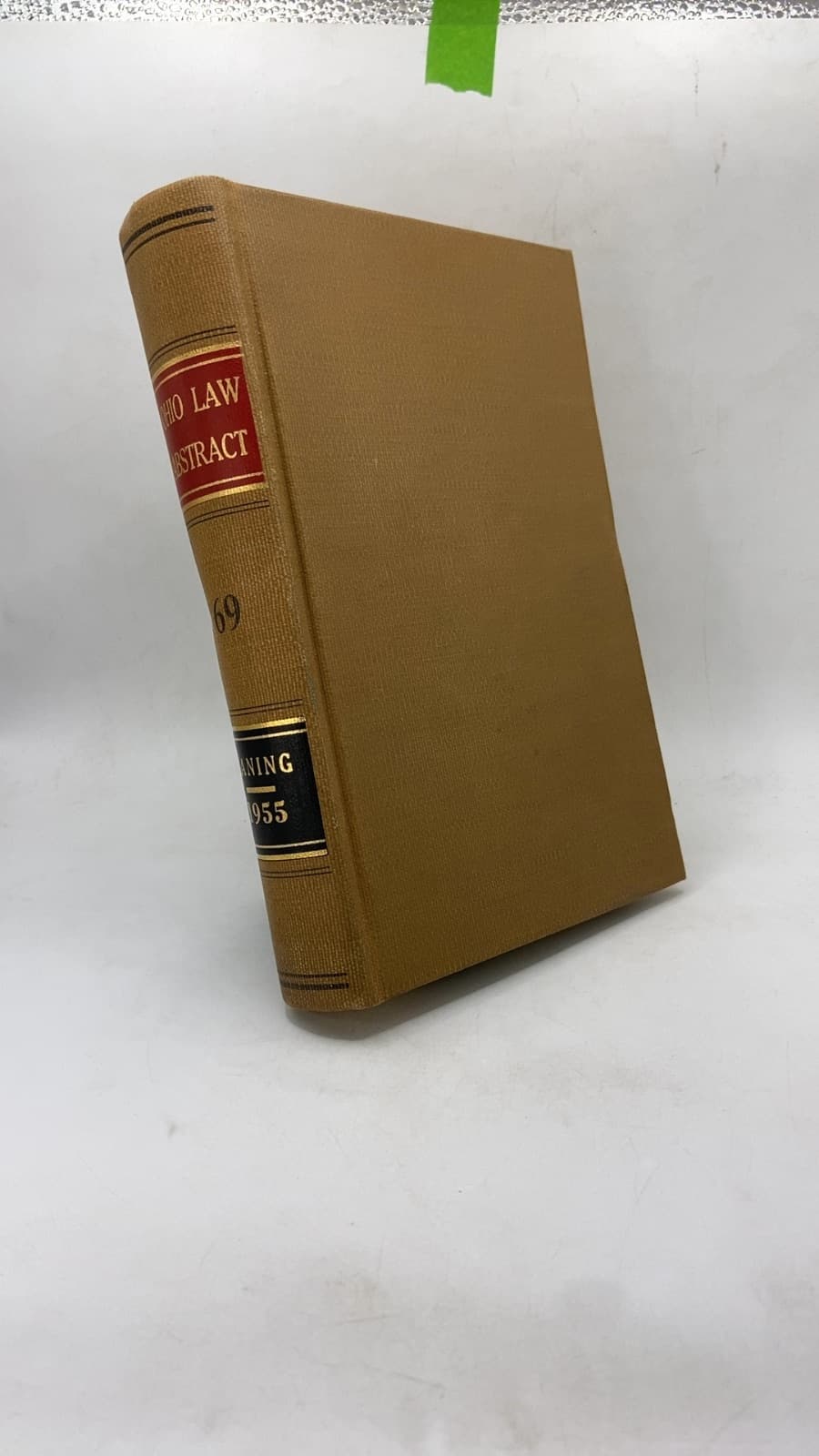 THE Ohio LAW Abstract Volume 69 by Sheldon R. Laning, Editor - front cover