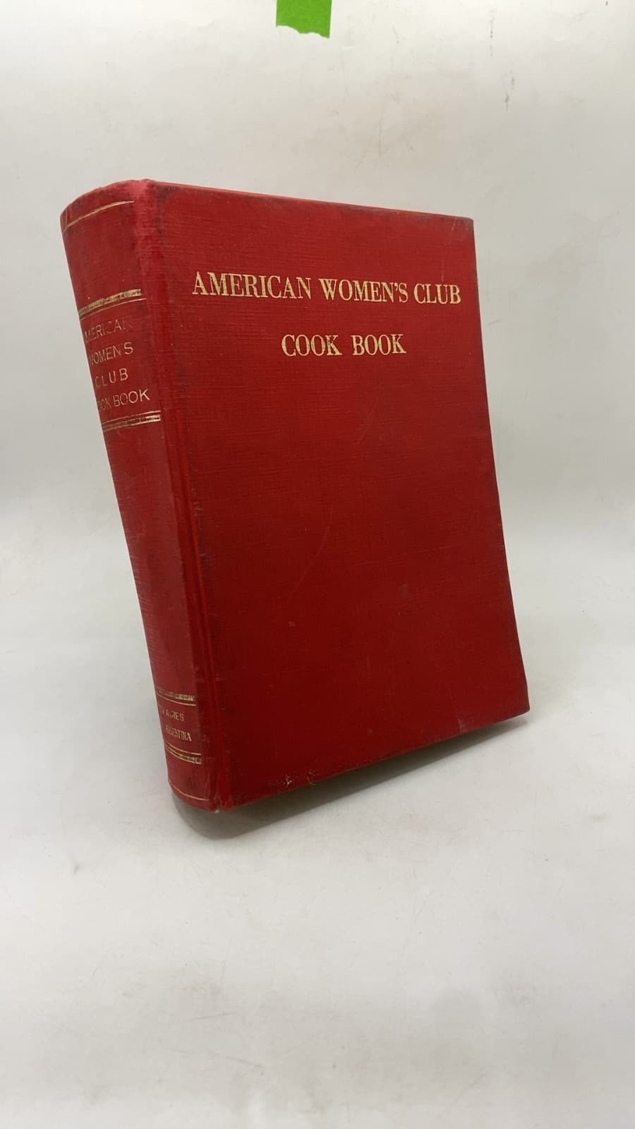 American Women's Club Bi-Lingual Cook Book - front cover