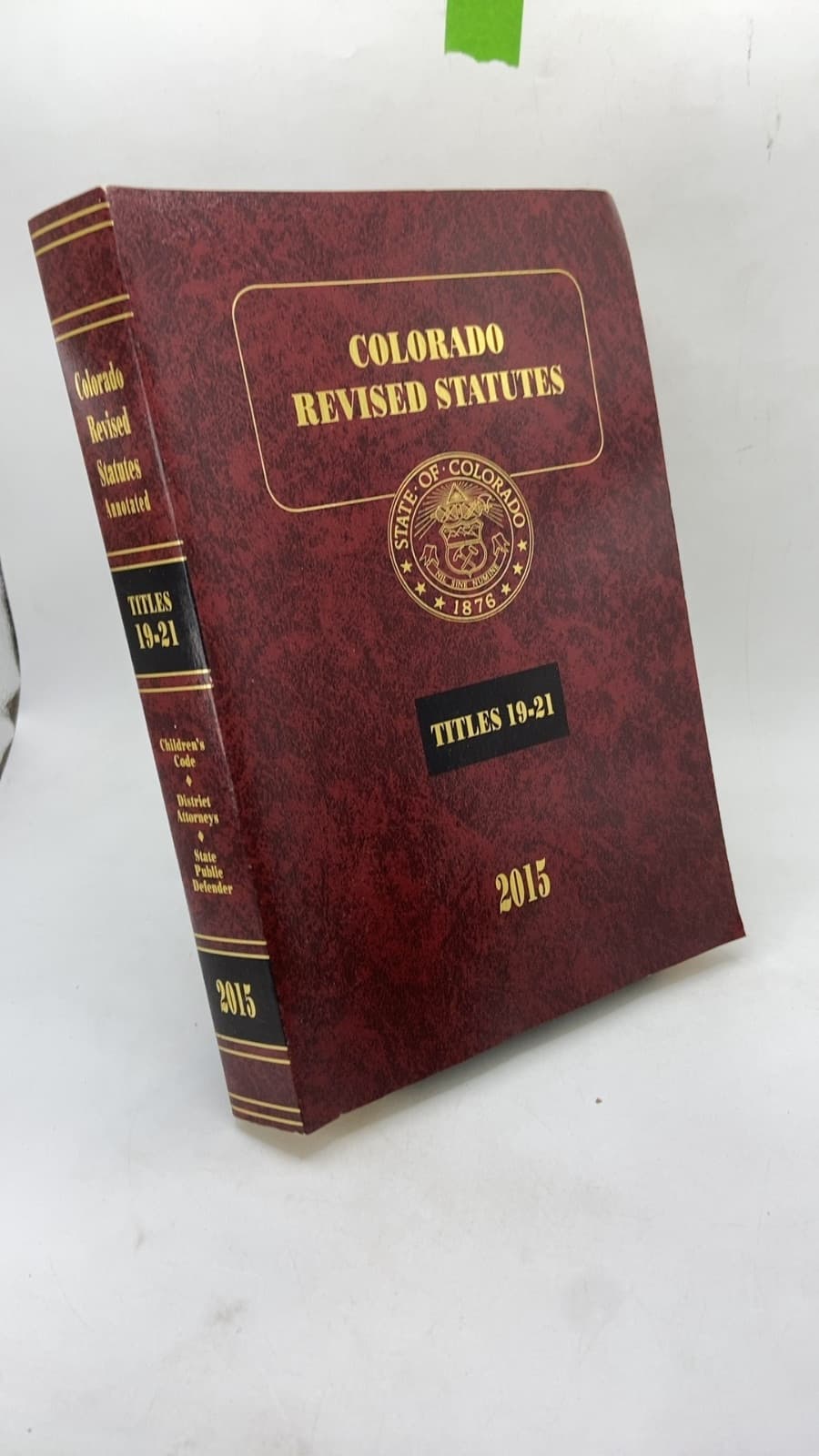 Colorado Revised Statutes - front cover