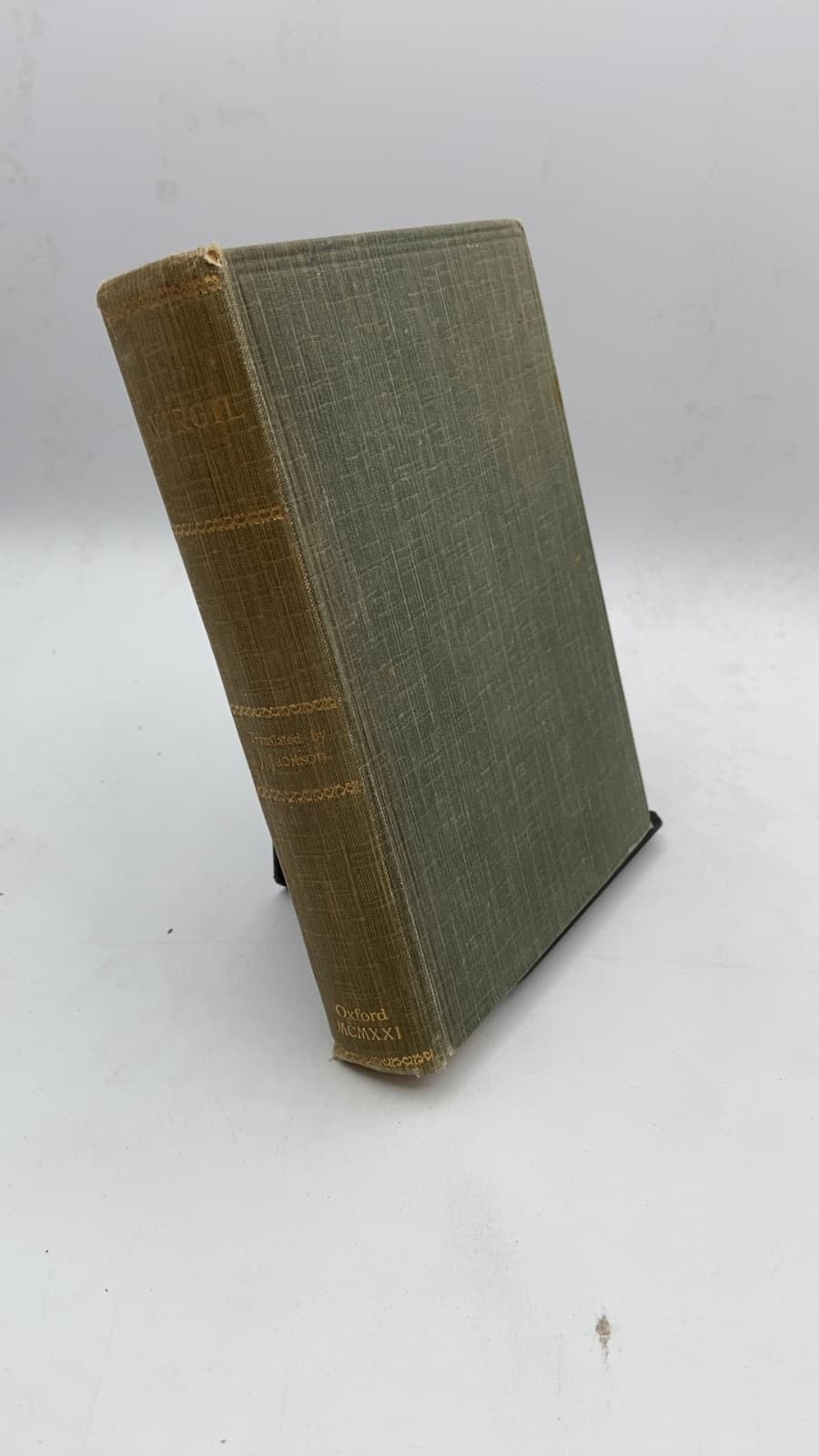 Virgil by John Jackson - front cover