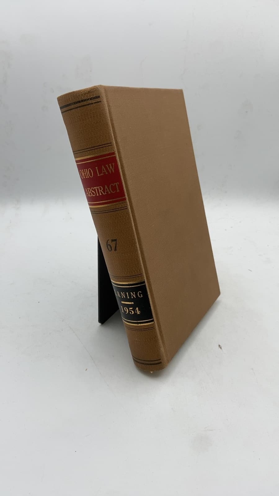 THE Ohio LAW Abstract Volume 67 by Sheldon R. Laning, Editor - front cover