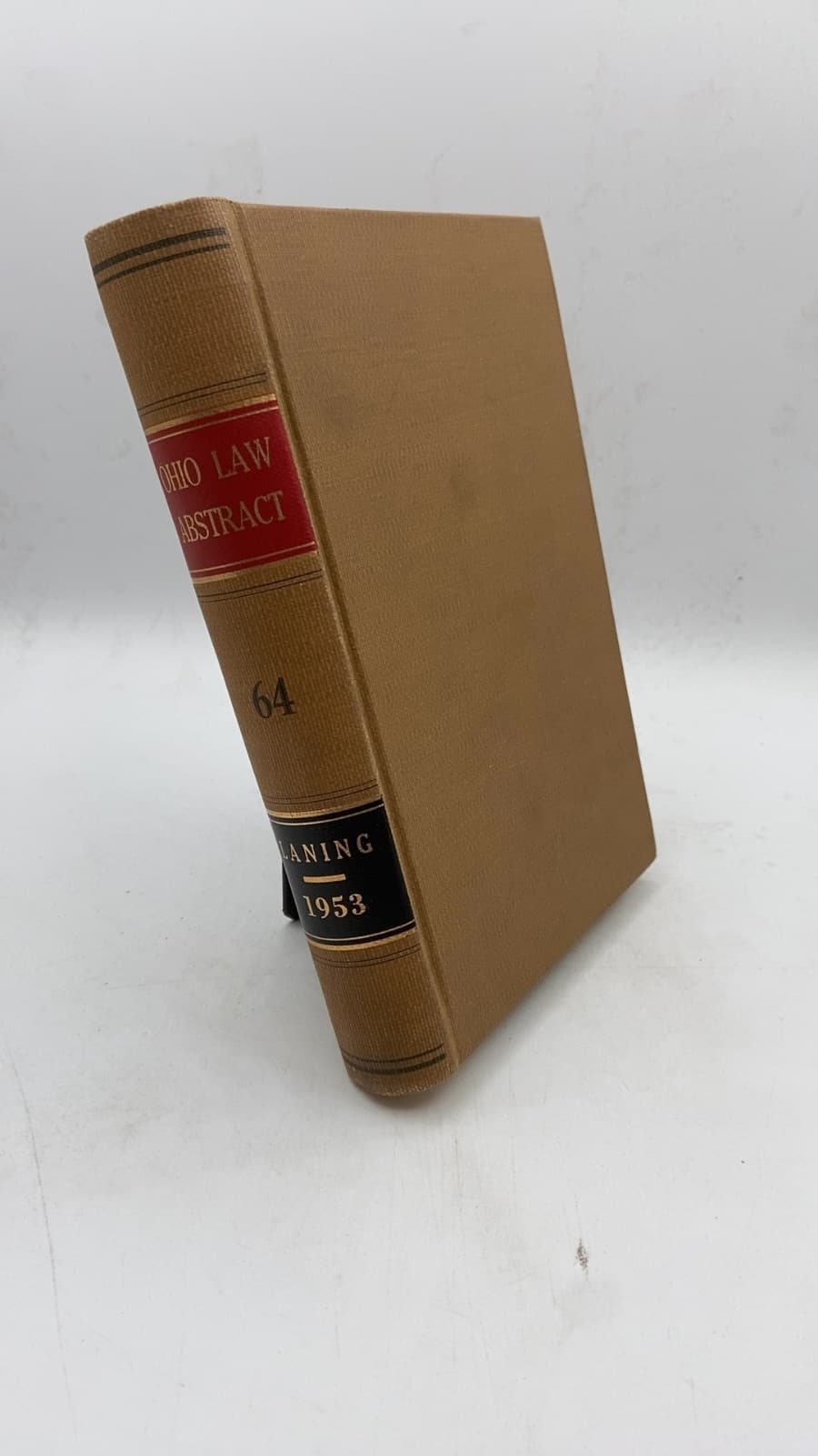 THE Ohio LAW Abstract Volume 64 by Sheldon R. Laning, Editor - front cover