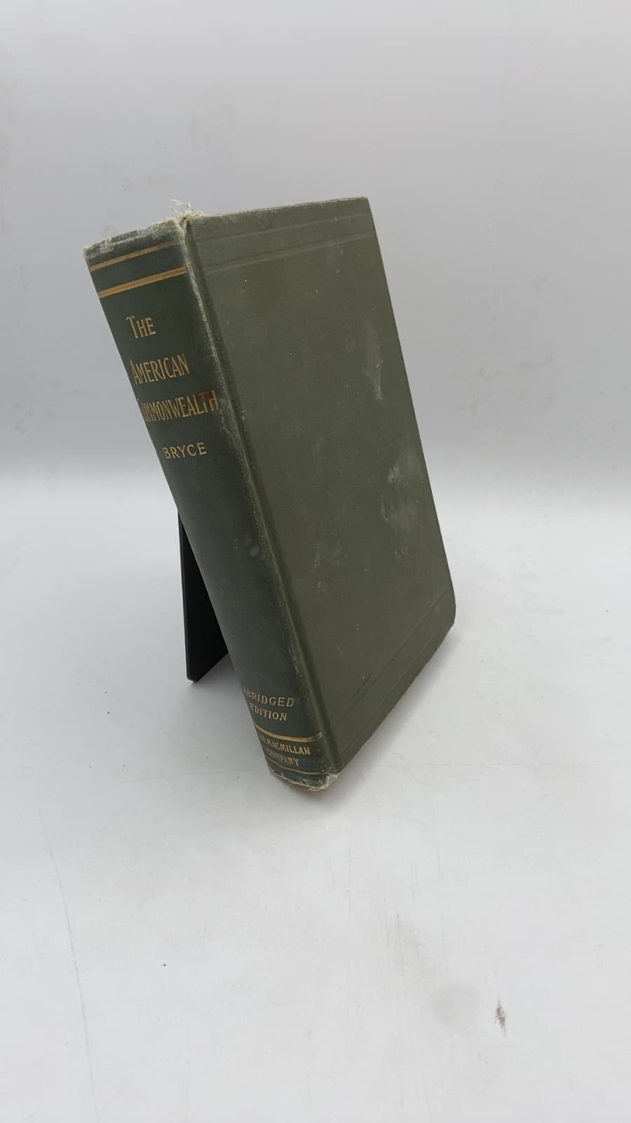 The American Commonwealth by James Bryce - front cover