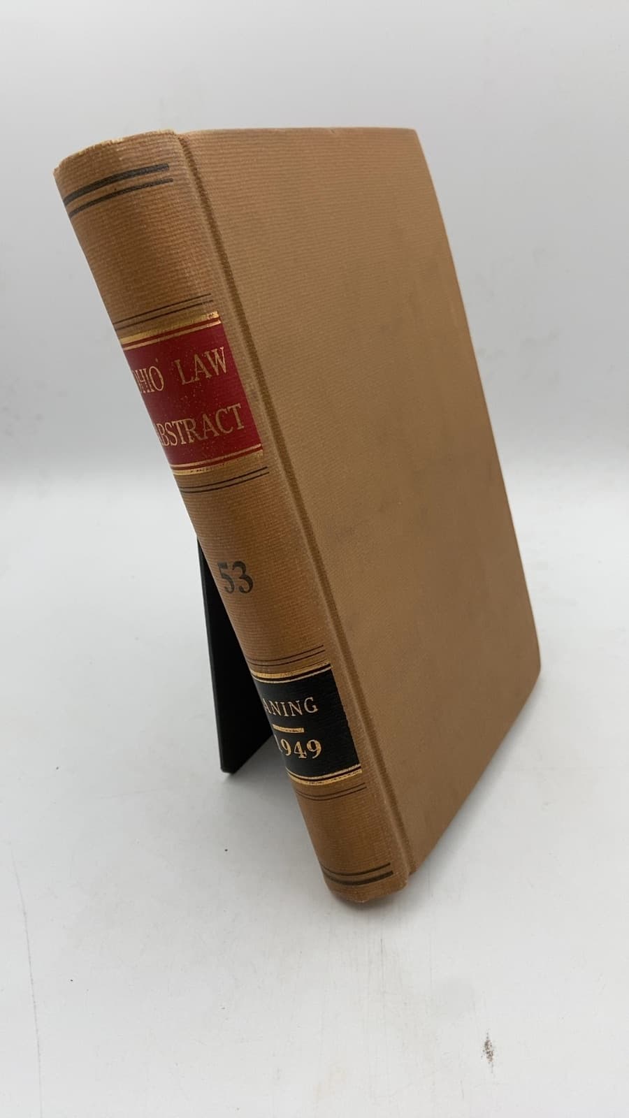 THE Ohio LAW Abstract Volume 53 by Sheldon R. Laning - front cover