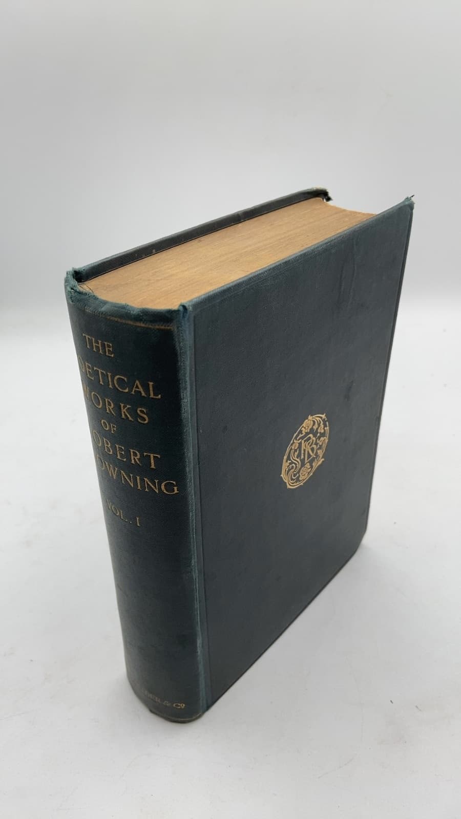 The Poetical Works of Robert Browning by Robert Browning - front cover