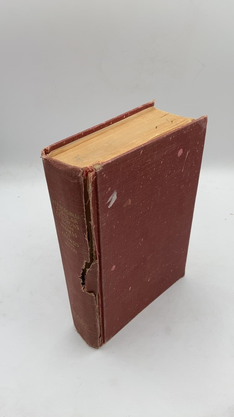 Memoirs of Extraordinary Popular Delusions by Charles Mackay - front cover