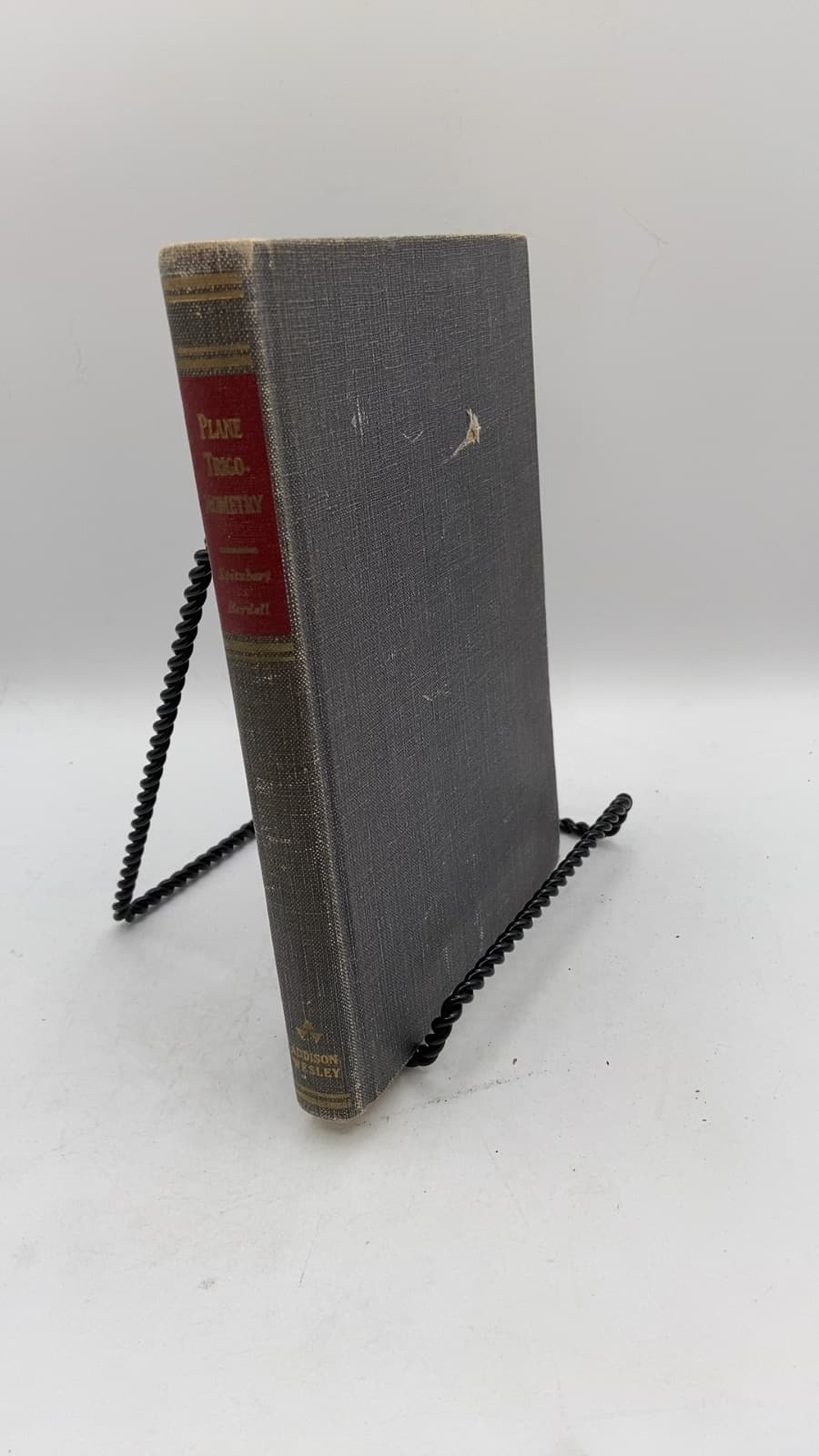 Plane Trigonometry by Abraham Spitzbart and Ross H. Bardell - front cover