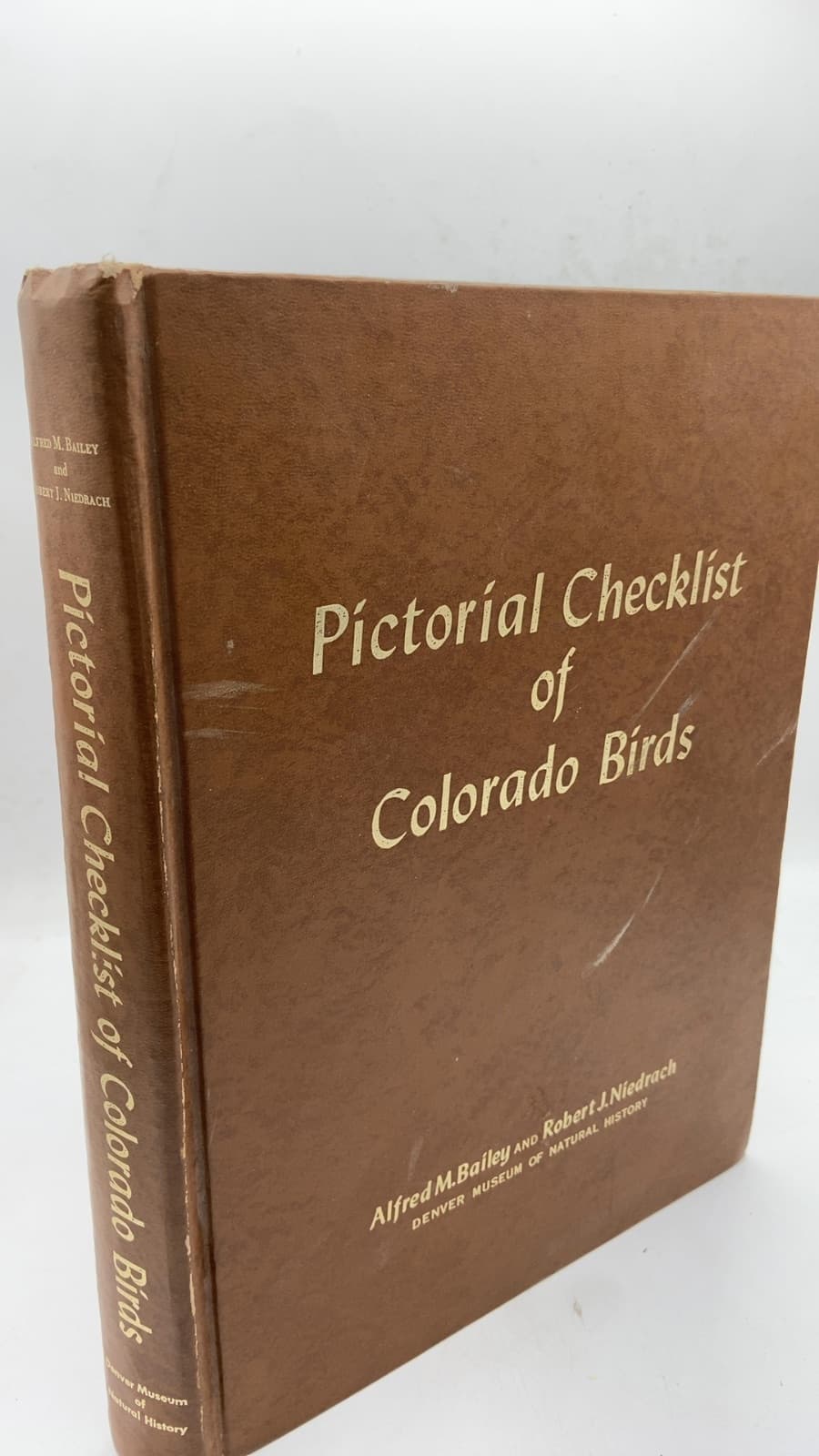 Pictorial Checklist of Colorado Birds by Alfred M. Bailey and Robert J. Niedrach - front cover