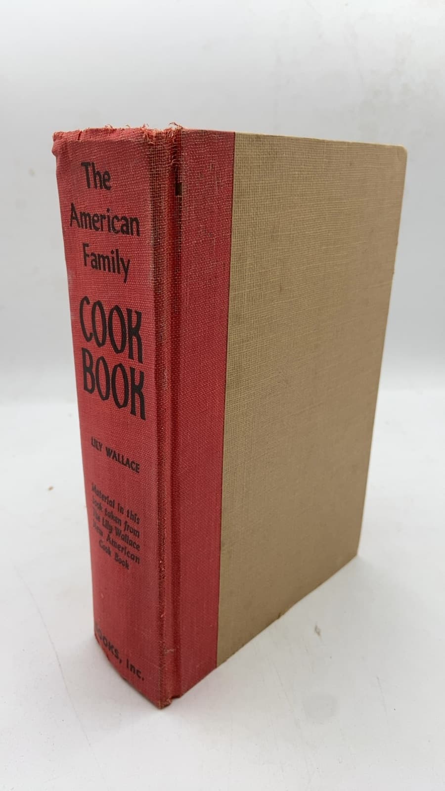 The American Family Cook Book by Lily Wallace - front cover