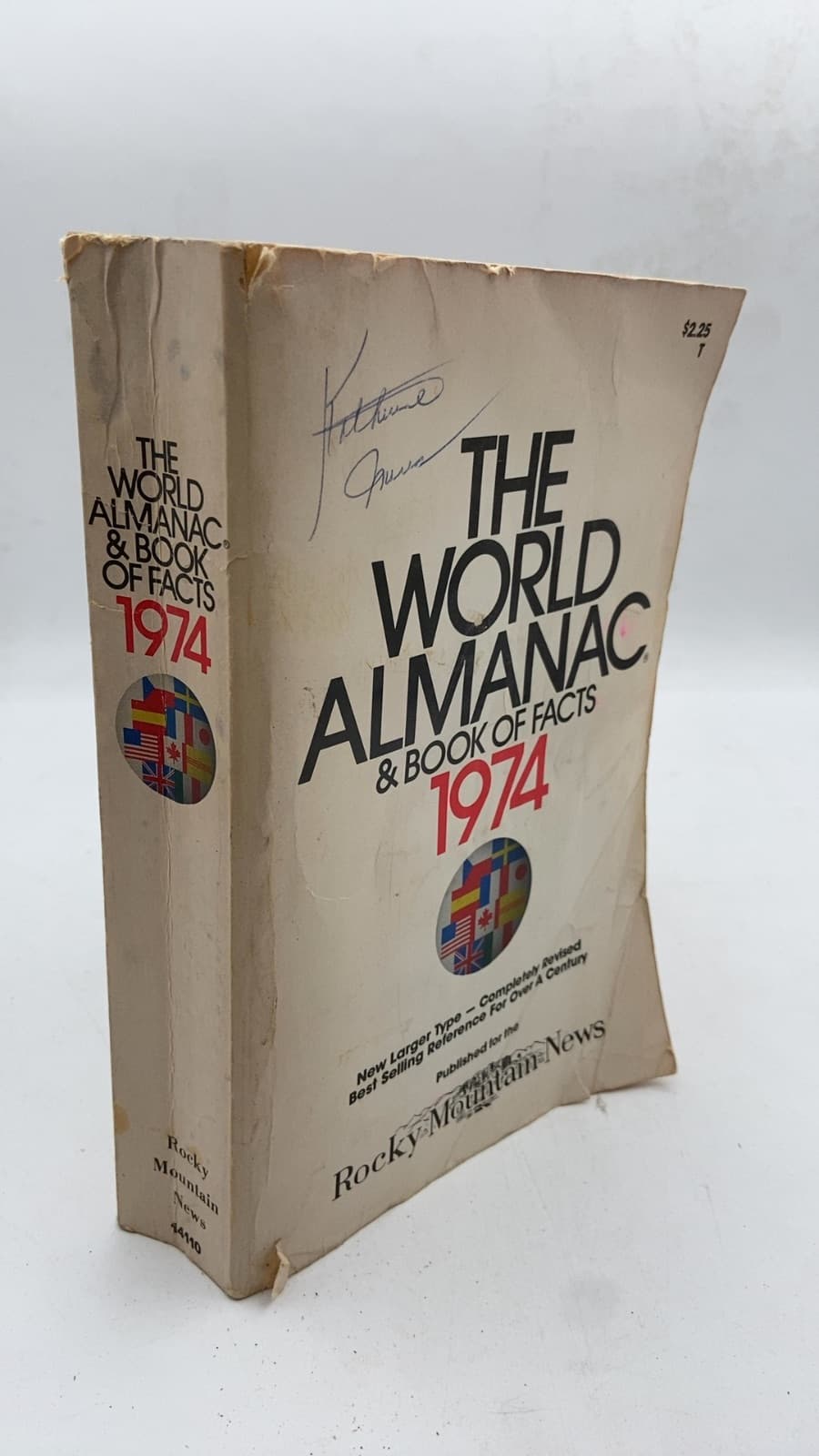 The World Almanac & Book of Facts 1974 - front cover