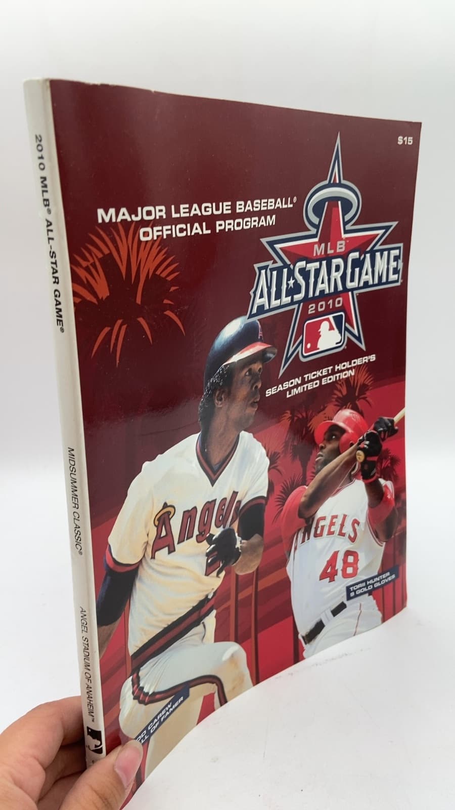 2010 MLB All-Star Game Official Program - front cover