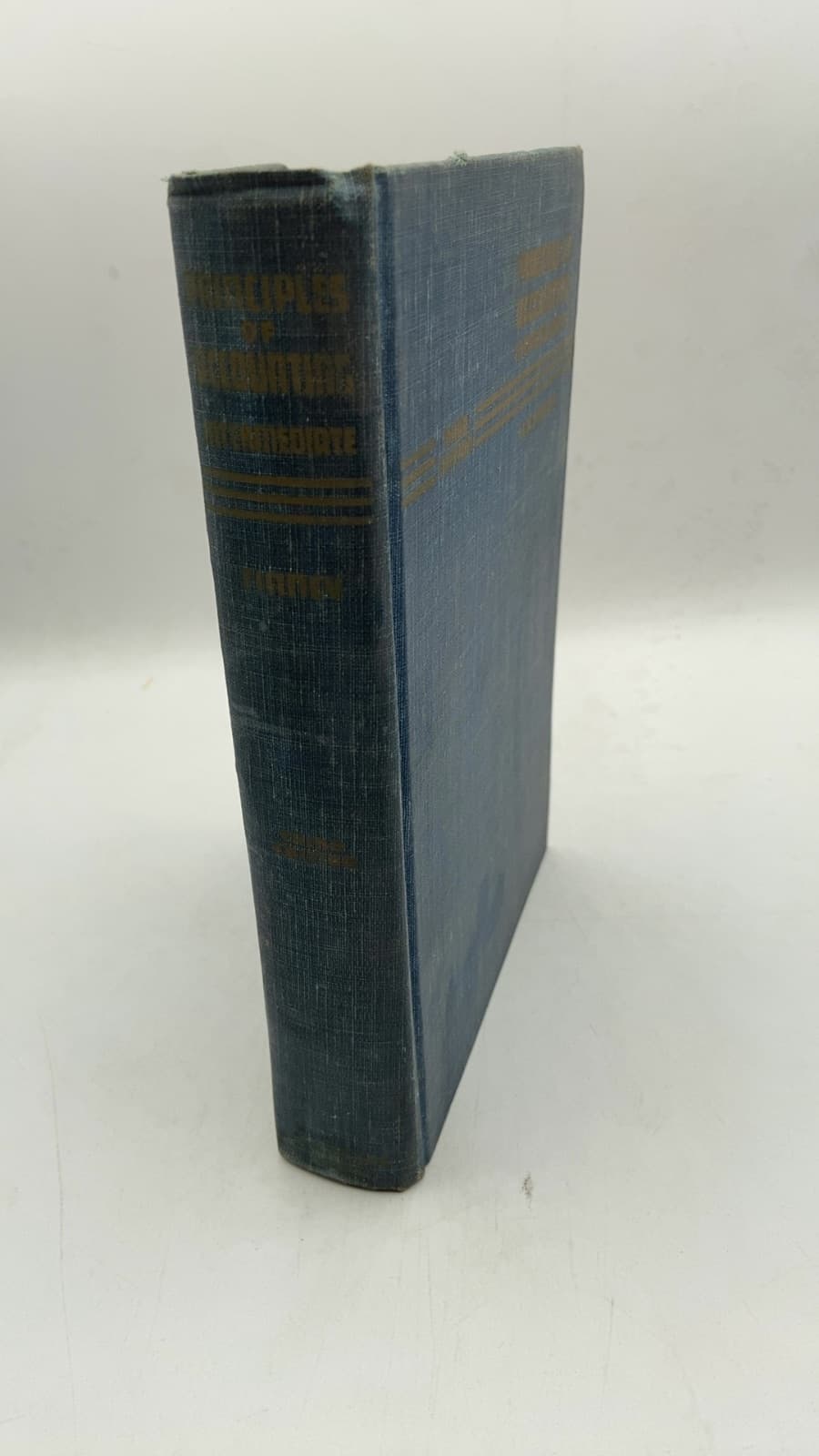 Principles of Accounting Intermediate by H. A. Finney, Ph.B., C.P.A. - front cover