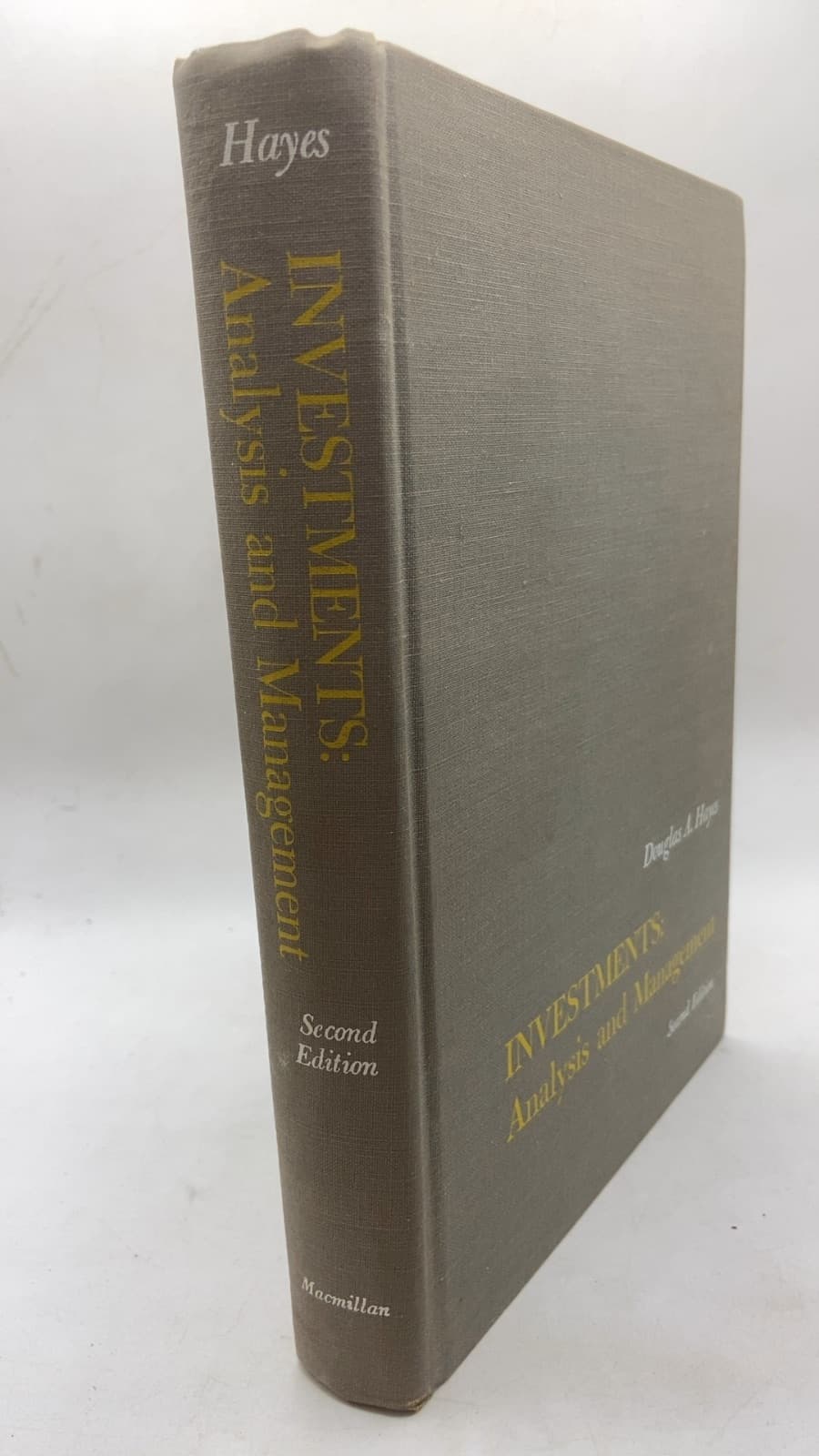 Investments: Analysis and Management 2nd ed. by Douglas A. Hayes, Ph.D. - front cover